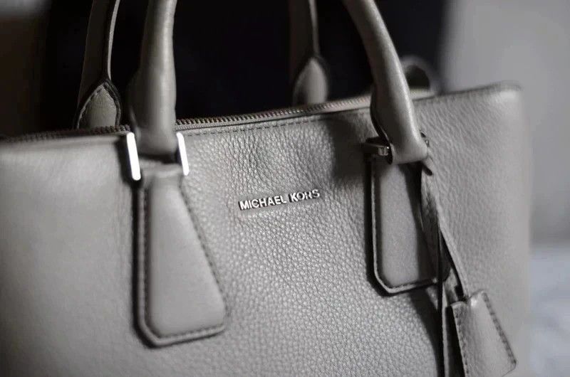 Michael Kors Michael Kors Grey Leather Top Handle Bag CAMILLE dove Size ONE SIZE - 3 Thumbnail