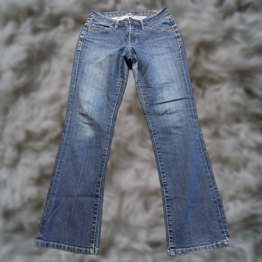 AG Jeans Jag Jeans Women Jeans 6P Blue Denim Bootcut Low Rise Flex Stretch 28X31 Petite 28 In 6P Womens Jeans Size 28" / US 6 / IT 42 - 1 Thumbnail
