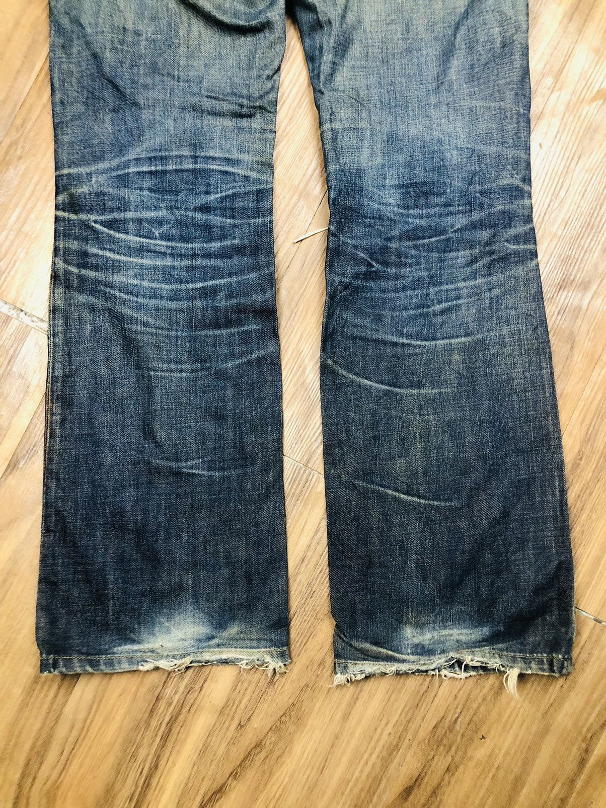 Lee Lee Vintage Flare Jeans High Waist Distressed (37) Size US 30 / EU 46 - 17 Thumbnail