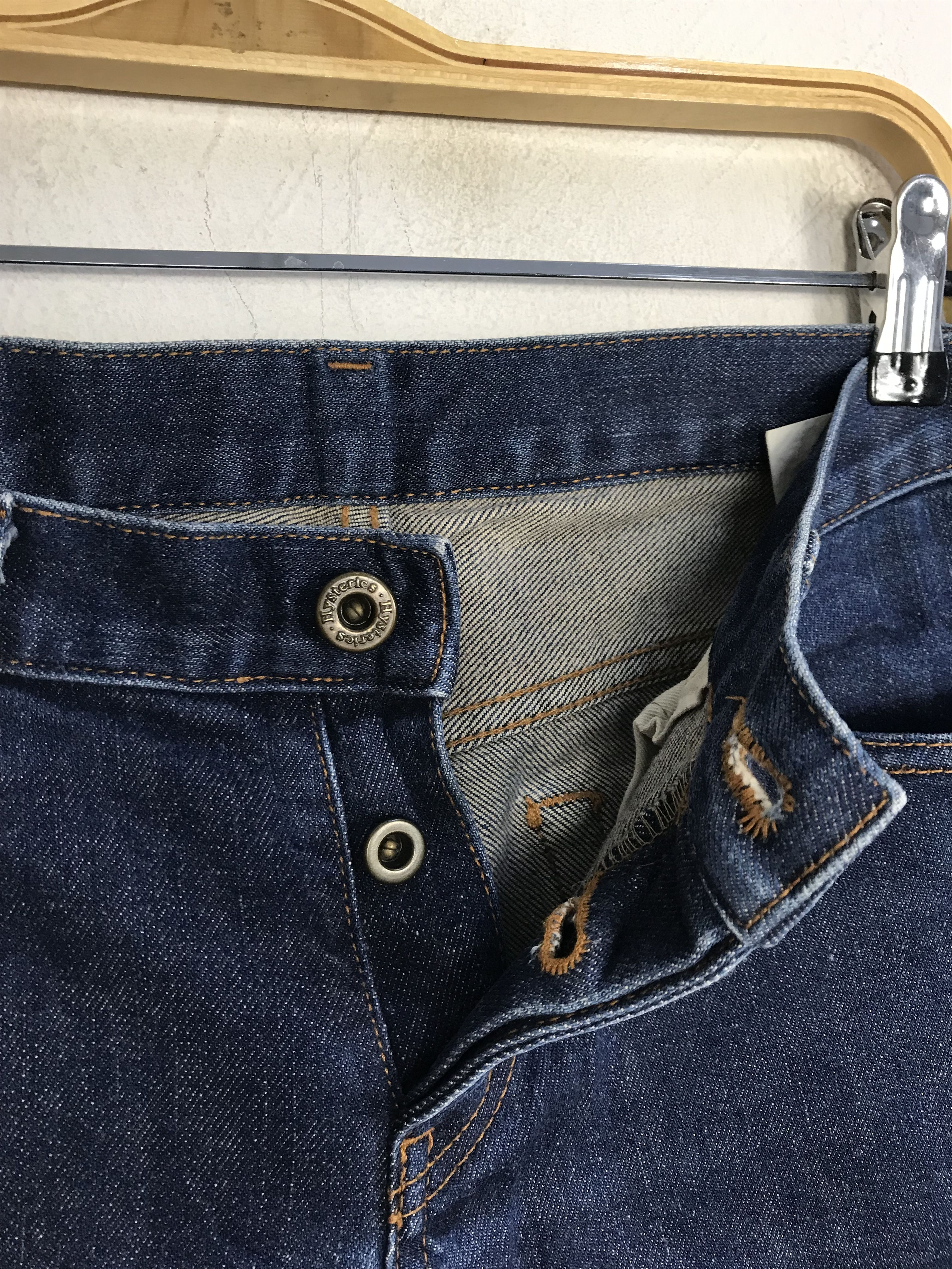Hysteric Glamour Hype Hysteric Glamour Indigo Denim Jeans Pant Buttonfly Size 29" - 5 Thumbnail