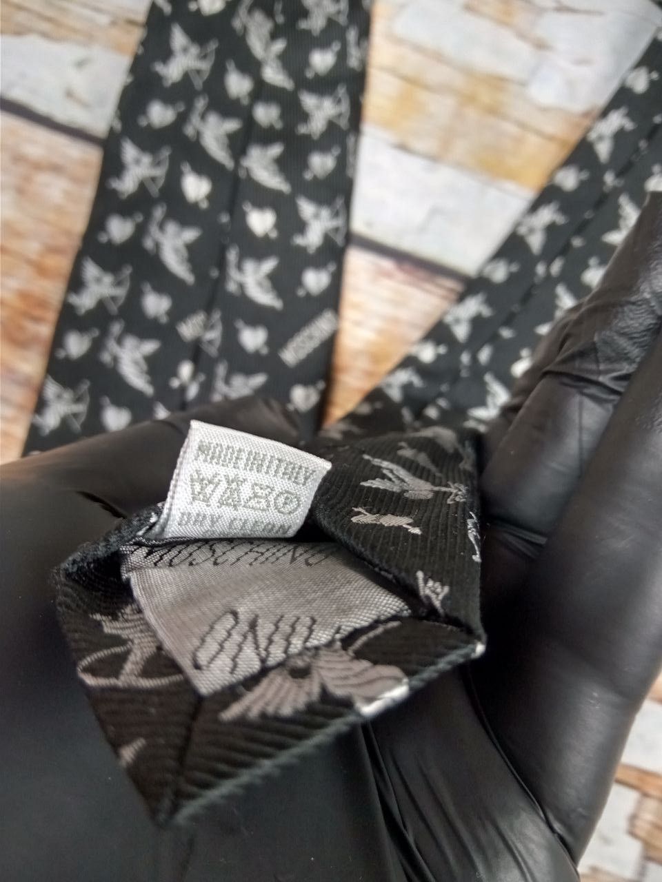 Moschino Moschino silk tie with cupidon Made in Italy Size ONE SIZE - 6 Thumbnail
