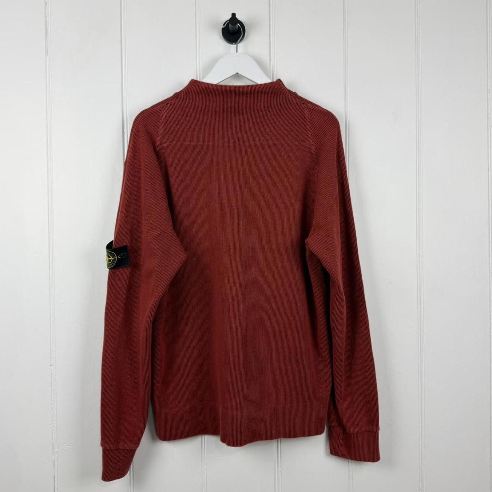 Stone Island Early 2000’s Stone Island Ribbed Cotton Jumper Size US XL / EU 56 / 4 - 2 Thumbnail