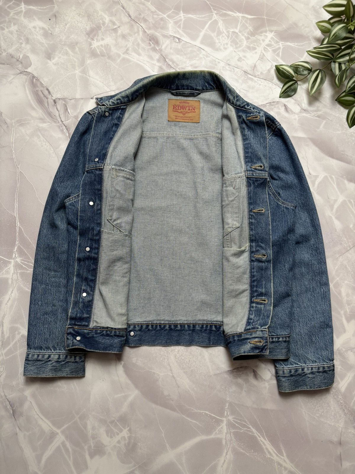 Edwin Edwin International Vintage Navajo Denim Trucker Jacket Blue Size US M / EU 48-50 / 2 - 17 Thumbnail