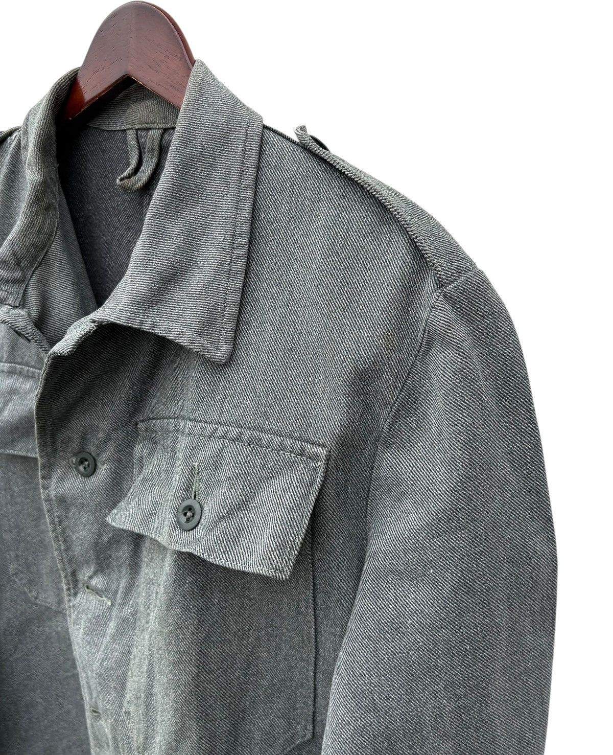 Vintage Vintage 70s Swiss Army Selvedge Military Work Jacket Size US M / EU 48-50 / 2 - 9 Thumbnail