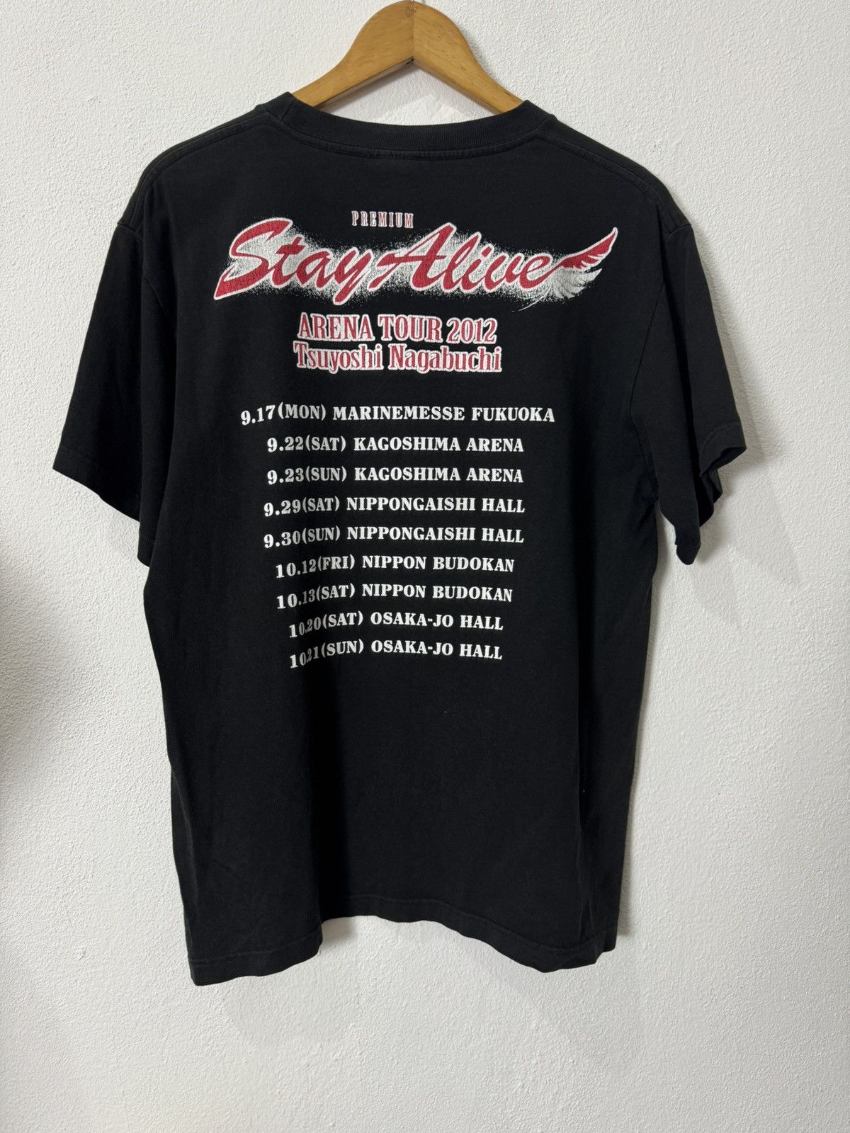 Band Tees × Japanese Brand Tsuyoshi Nagabuchi Stay Alive Arena Tour 2012 Size US L / EU 52-54 / 3 - 3 Thumbnail
