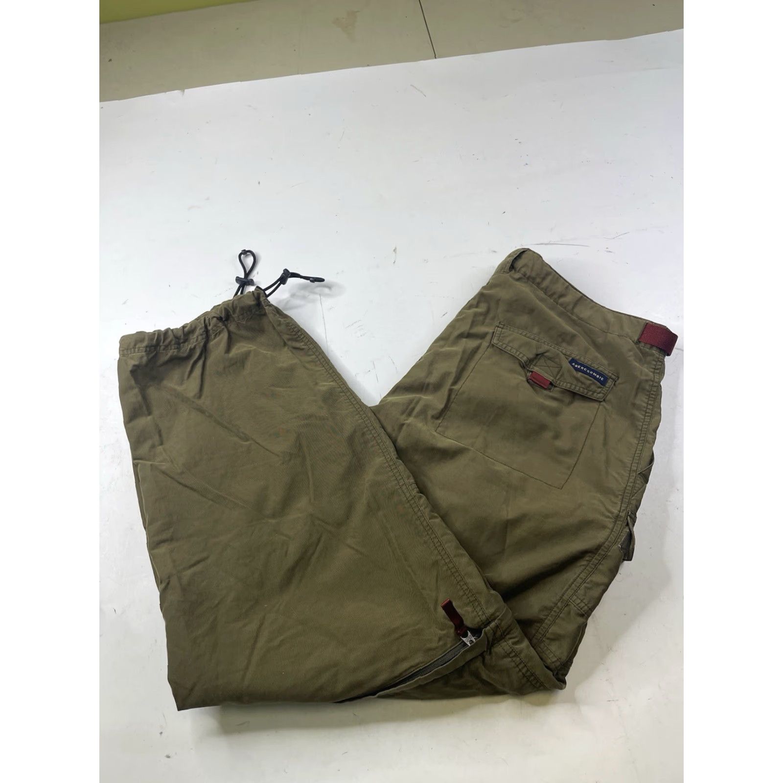 Abercrombie & Fitch VINTAGE Abercrombie & Fitch Paratrooper Pants Mens XL Cargo Convertible Gorp Y2K Size US 36 / EU 52 - 7 Thumbnail