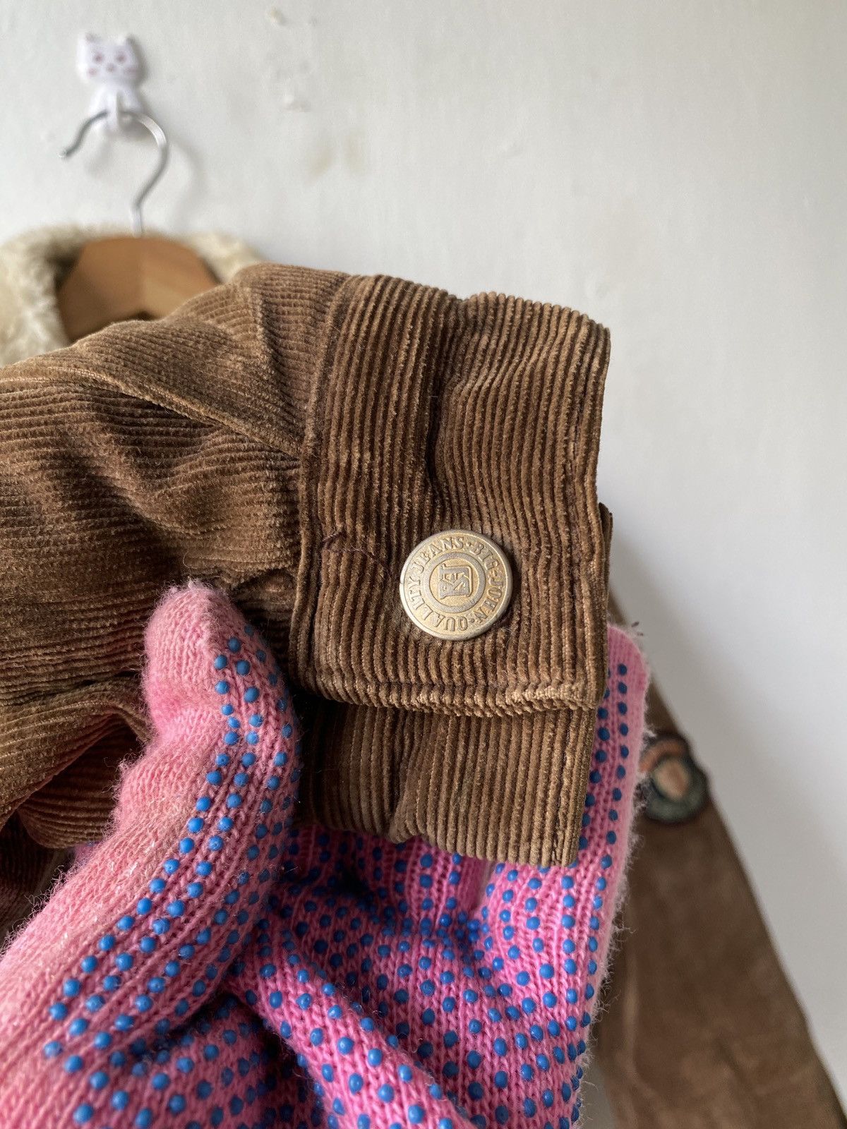 Big John × Vintage 1990s - Vintage Big John Corduroy Sherpa Lining Jacket Size US M / EU 48-50 / 2 - 18 Thumbnail