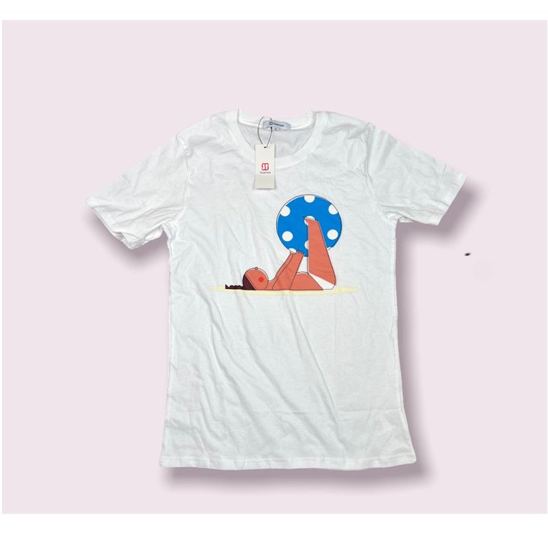 Kohl's Beach Ball Bum Yoga Graphic Tee | Unisex Medium | NWT Size M / US 6-8 / IT 42-44 - 4 Thumbnail