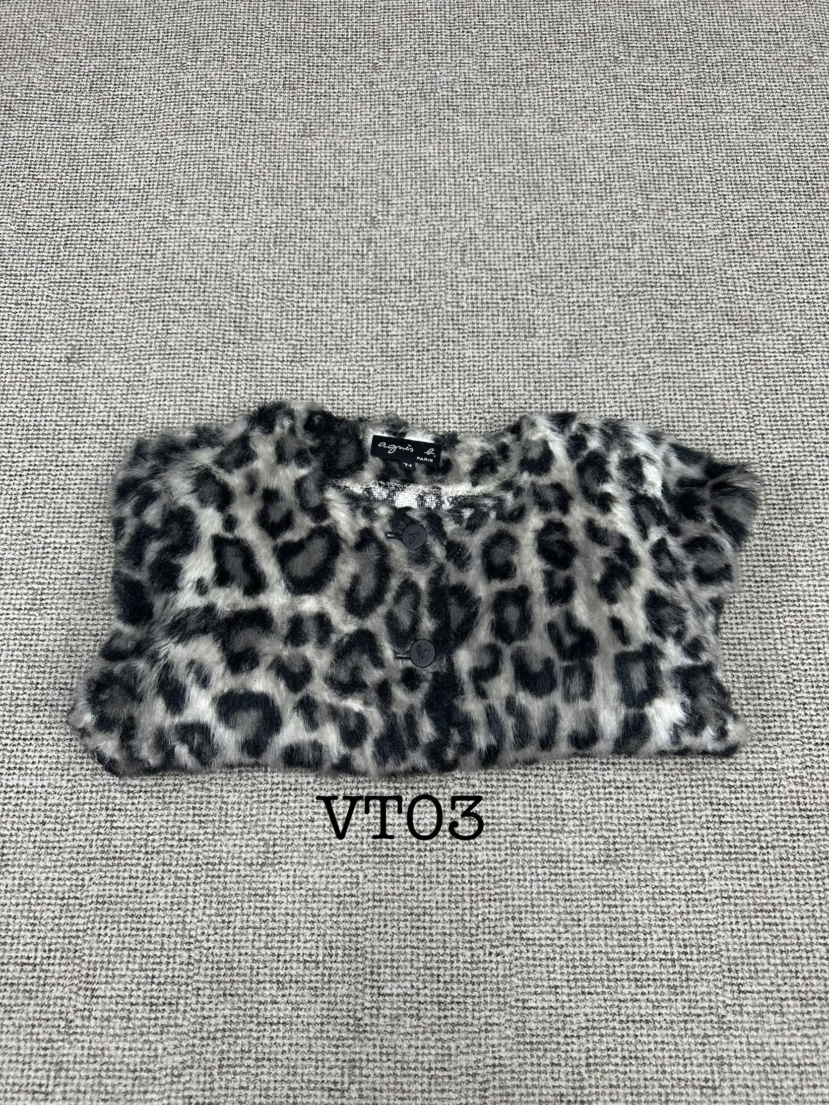 agnes b. Vintage Agnes B Mohair Crop Button Shirt VT03 Size S / US 4 / IT 40 - 11 Thumbnail