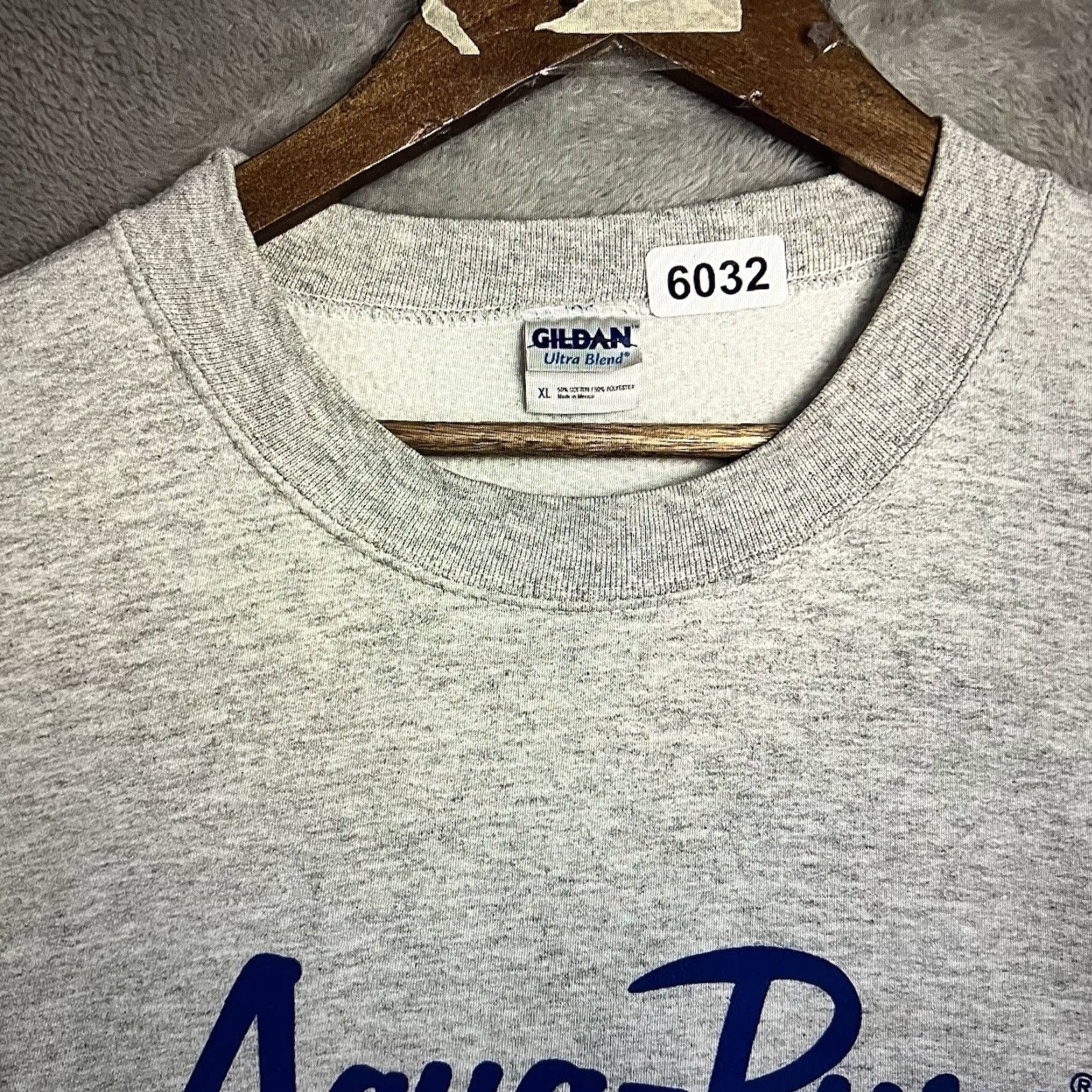 Gildan VINTAGE Sweatshirt New York City Aqua Pure Plumbing Mens XL Gray Y2K Workwear Size US XL / EU 56 / 4 - 6 Thumbnail