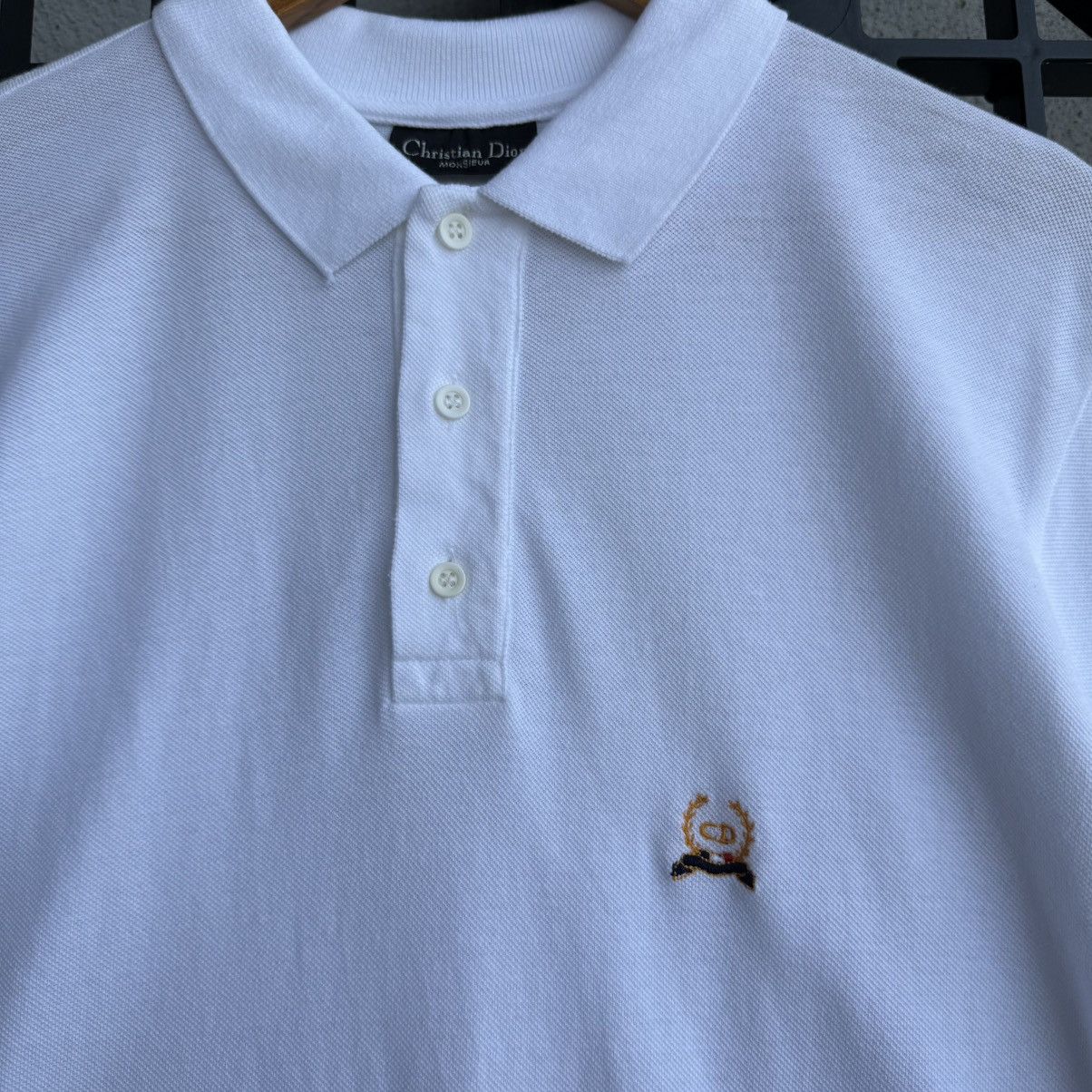 Christian Dior Monsieur Vintage CD Embroidery Christian Dior Monsieur Polos Size US M / EU 48-50 / 2 - 7 Thumbnail
