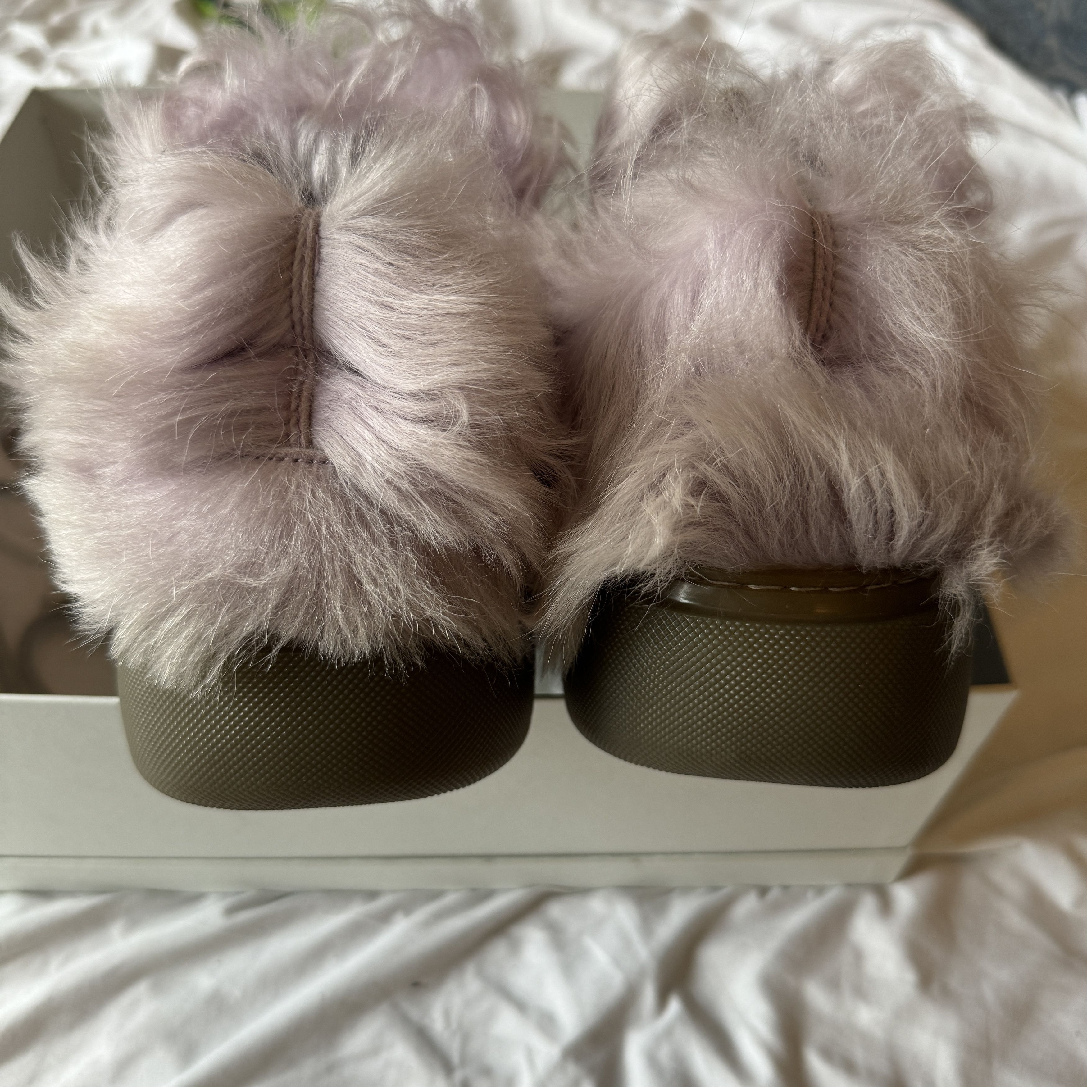 Burberry shearling Lamb fur Creeper shoes Size US 9 / EU 42 - 23 Thumbnail