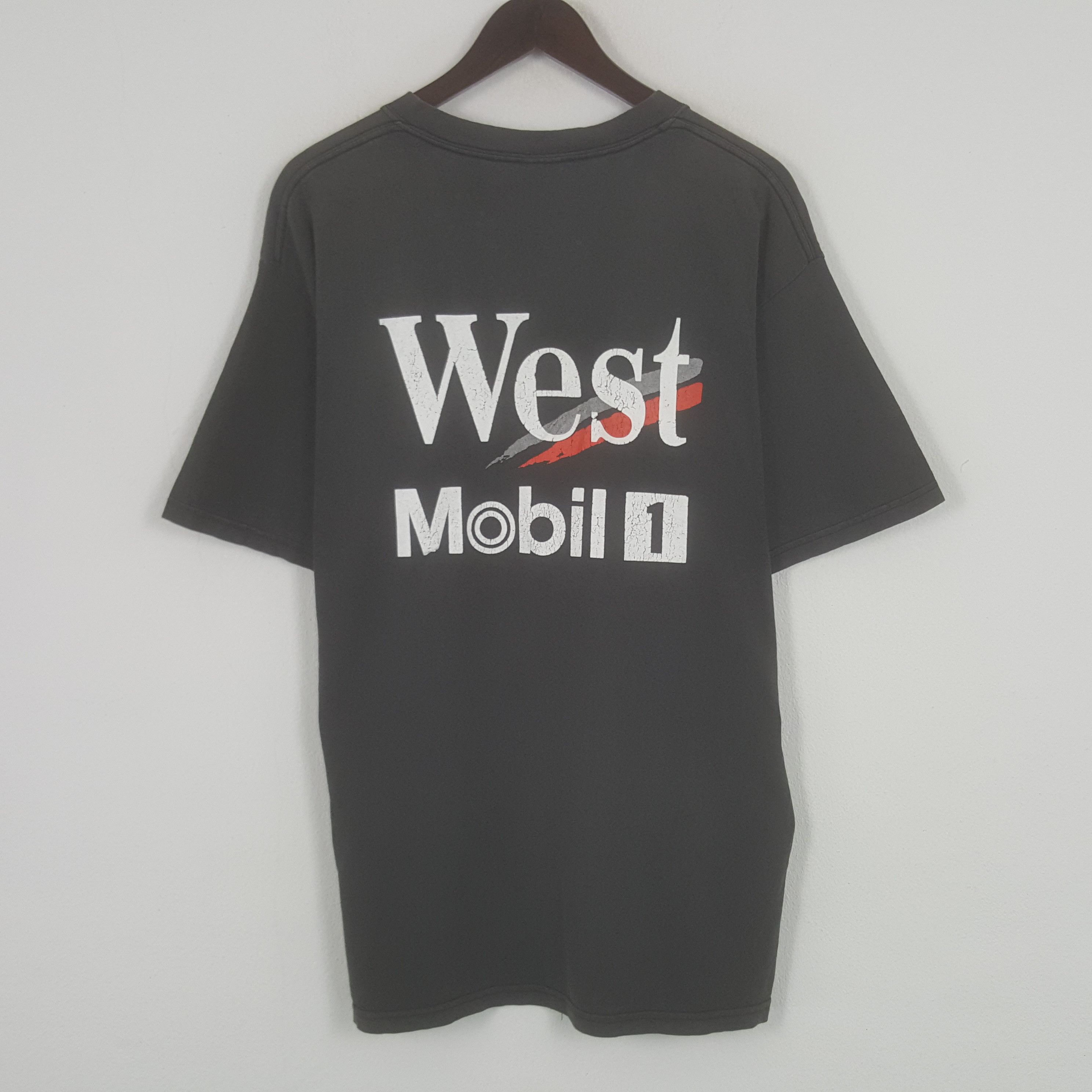 Vintage Vintage West Mobil 1 Tshirt Size US L / EU 52-54 / 3 - 1 Thumbnail
