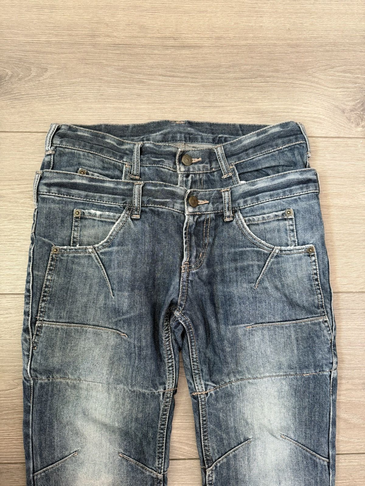PPFM PPFM DOUBLE WAIST DENIM JEANS Size US 30 / EU 46 - 9 Thumbnail