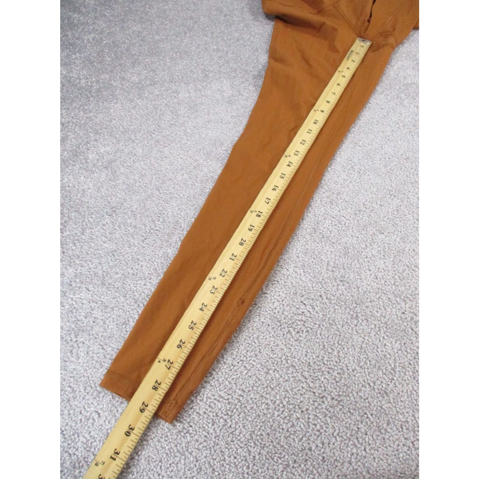 Everlane EVERLANE Leggings Womens Small Orange Stretch Ankle Activewear Gym Yoga Size 28" / US 6 / IT 42 - 4 Thumbnail