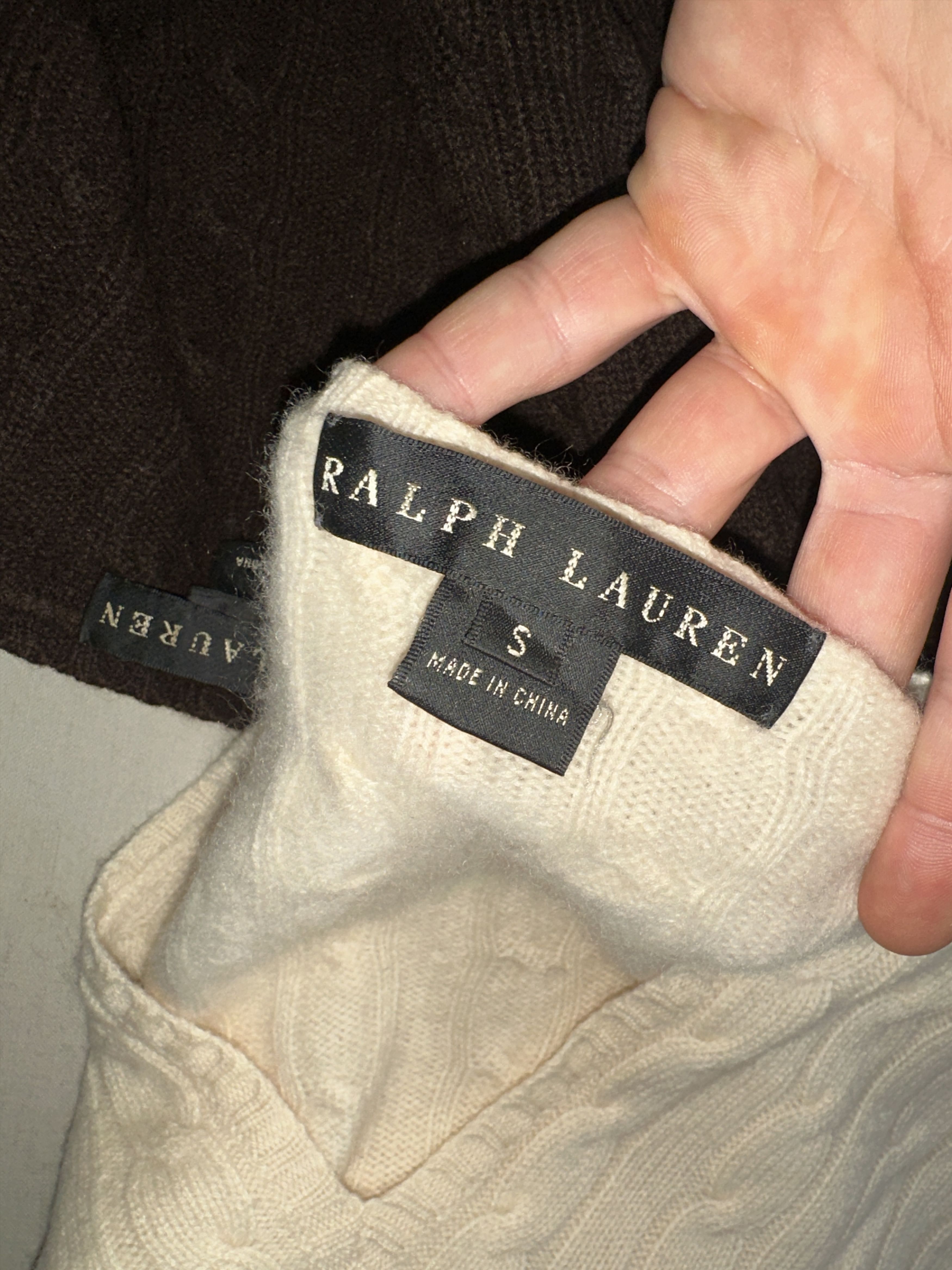 Ralph Lauren Black Label Ralph Lauren Black Label Cable Knit Cashmere Short Sleeve S Size S / US 4 / IT 40 - 4 Thumbnail