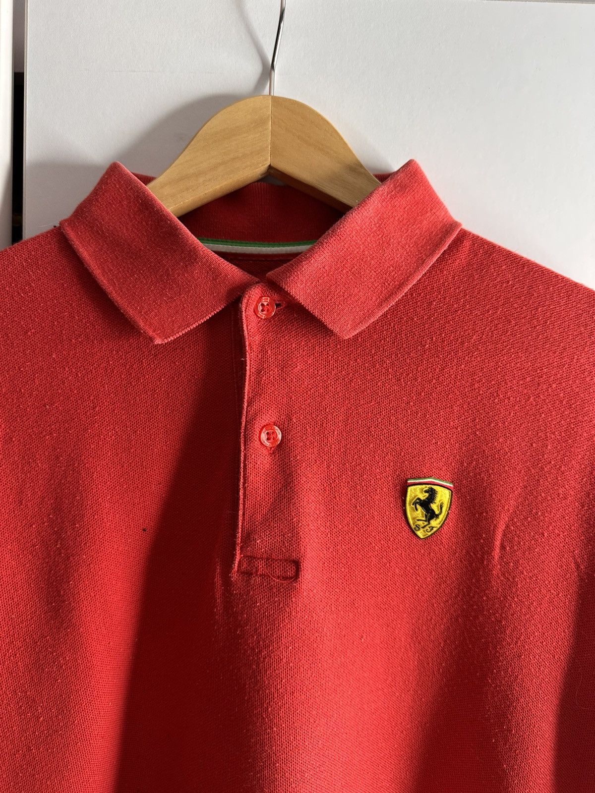 Ferrari Ferrari Vintage Racing Rare Polo Italy Tshirt Size US M / EU 48-50 / 2 - 2 Thumbnail