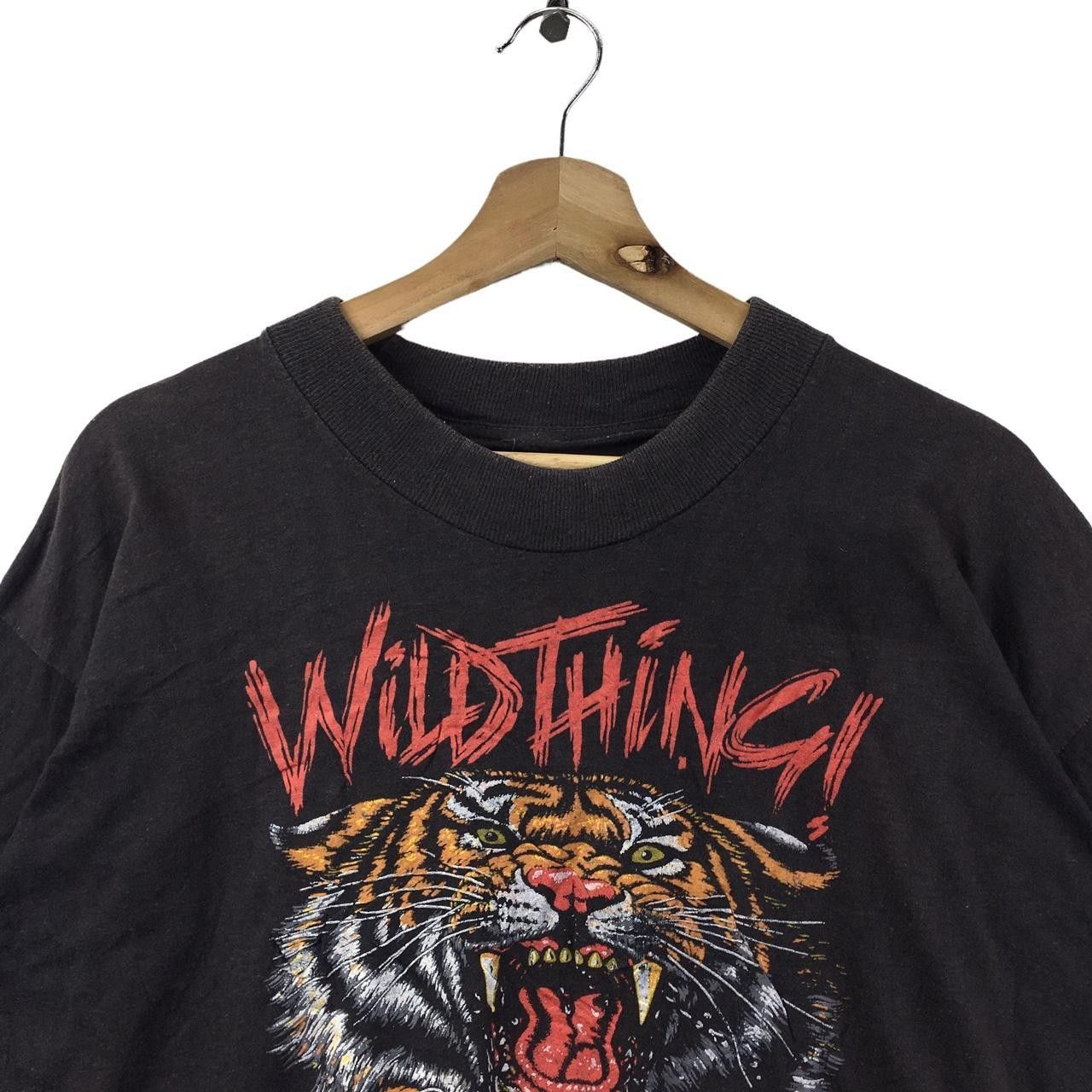 Wild Things Vtg WILD THINGS! TIGER Painting Modern Art Tee Shirt Cartoon Size US L / EU 52-54 / 3 - 2 Thumbnail
