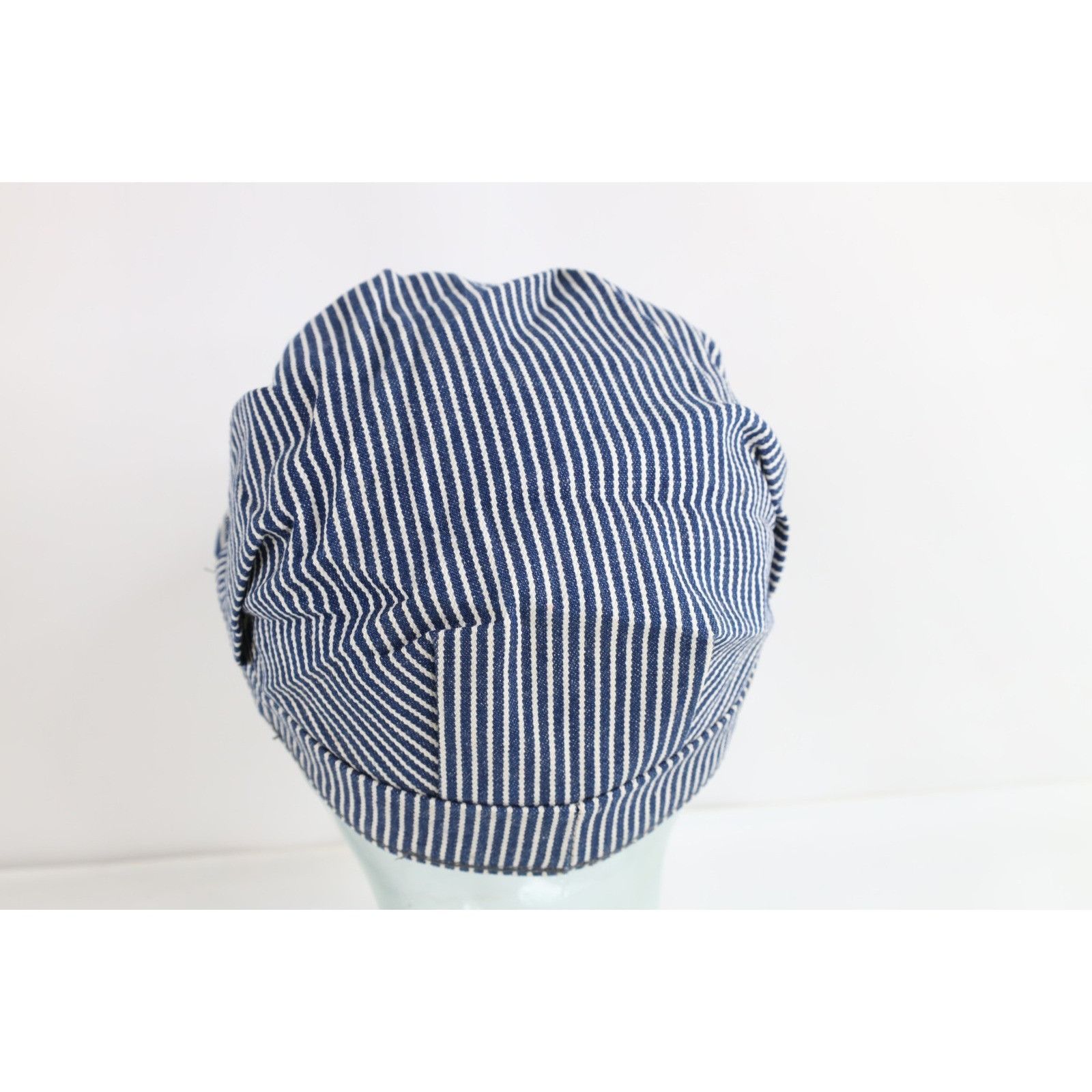 Vintage Vintage 70s Streetwear Hickory Striped Train Conductor Hat Size ONE SIZE - 3 Thumbnail