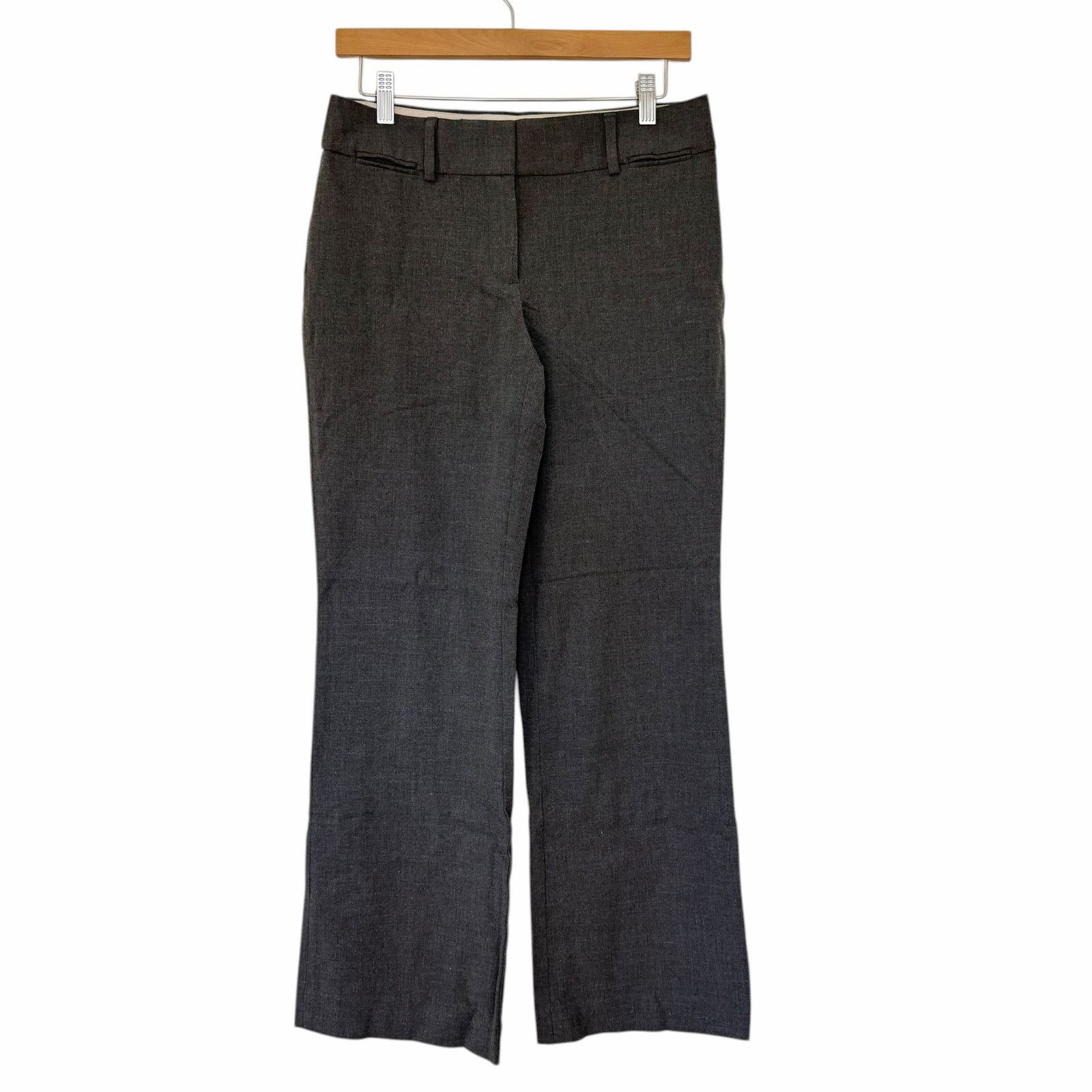 Ann Taylor Ann Taylor Loft Gray Julie Trousers Sz 4P Size 27" / US 4 / IT 40 - 1 Thumbnail