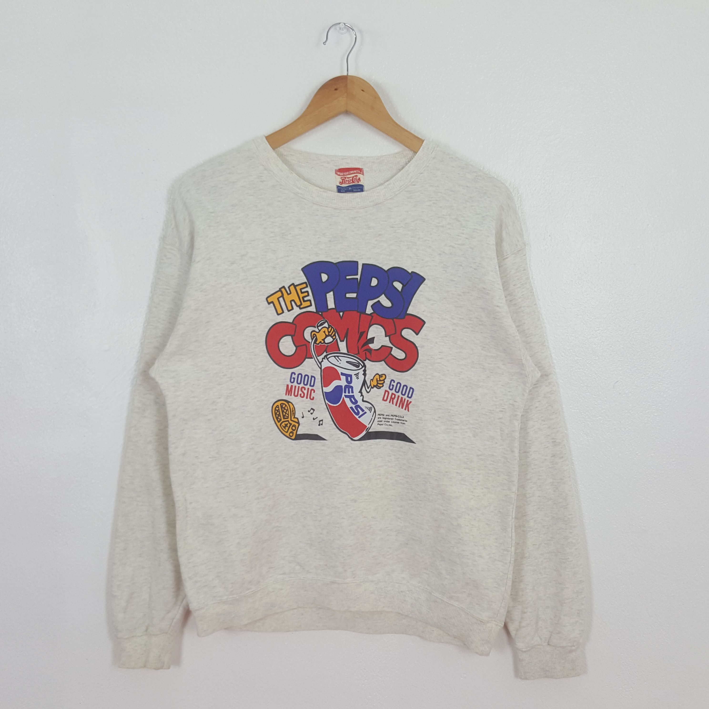 Pepsi Vintage 90's The Pepsi Comics Promo Sweatshirt C306N1 Size US S / EU 44-46 / 1 - 1 Thumbnail