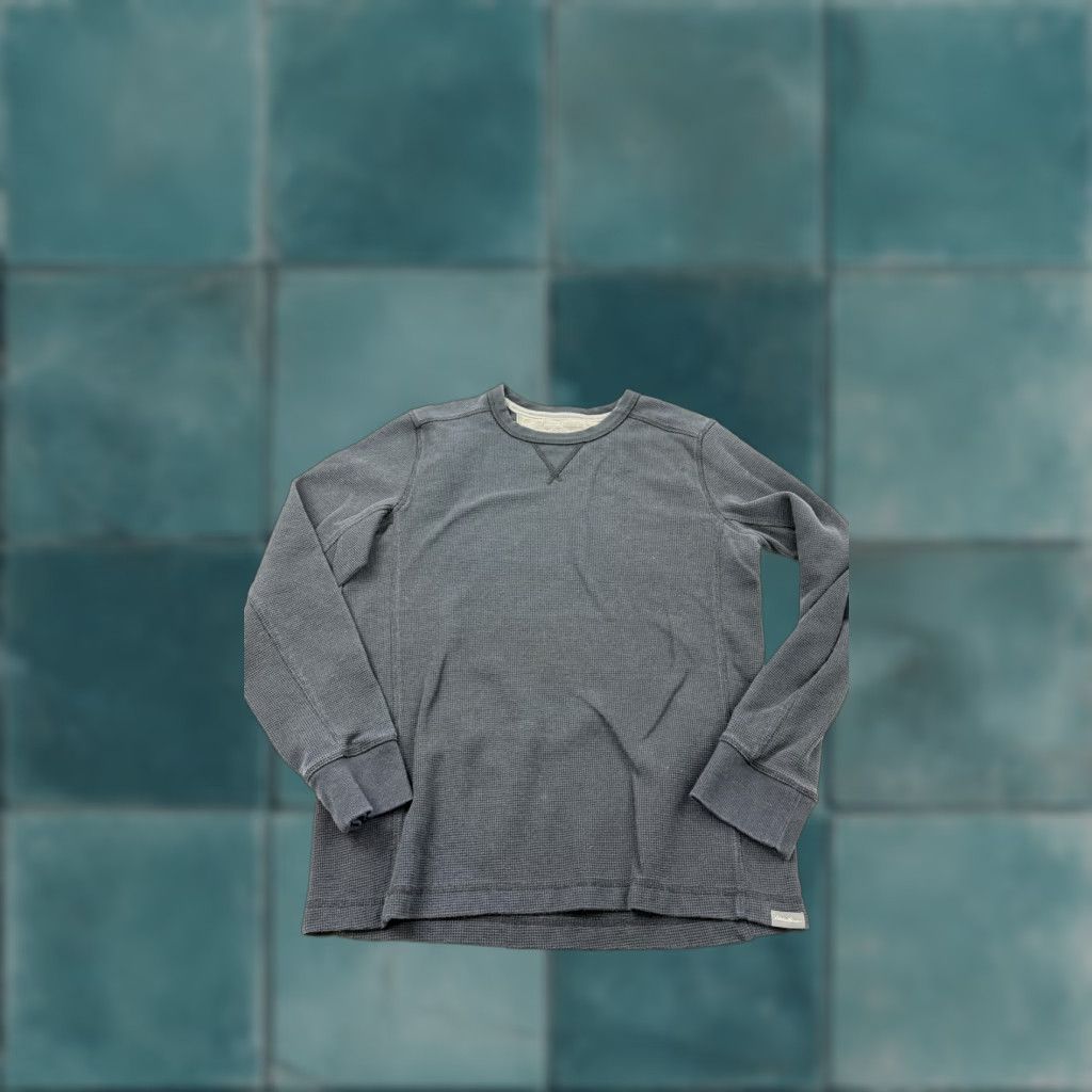 Eddie Bauer Eddie Bauer Shirt Mens Medium Blue Waffle Thermal Crewneck Tagless Long Sleeve Size US M / EU 48-50 / 2 - 1 Thumbnail
