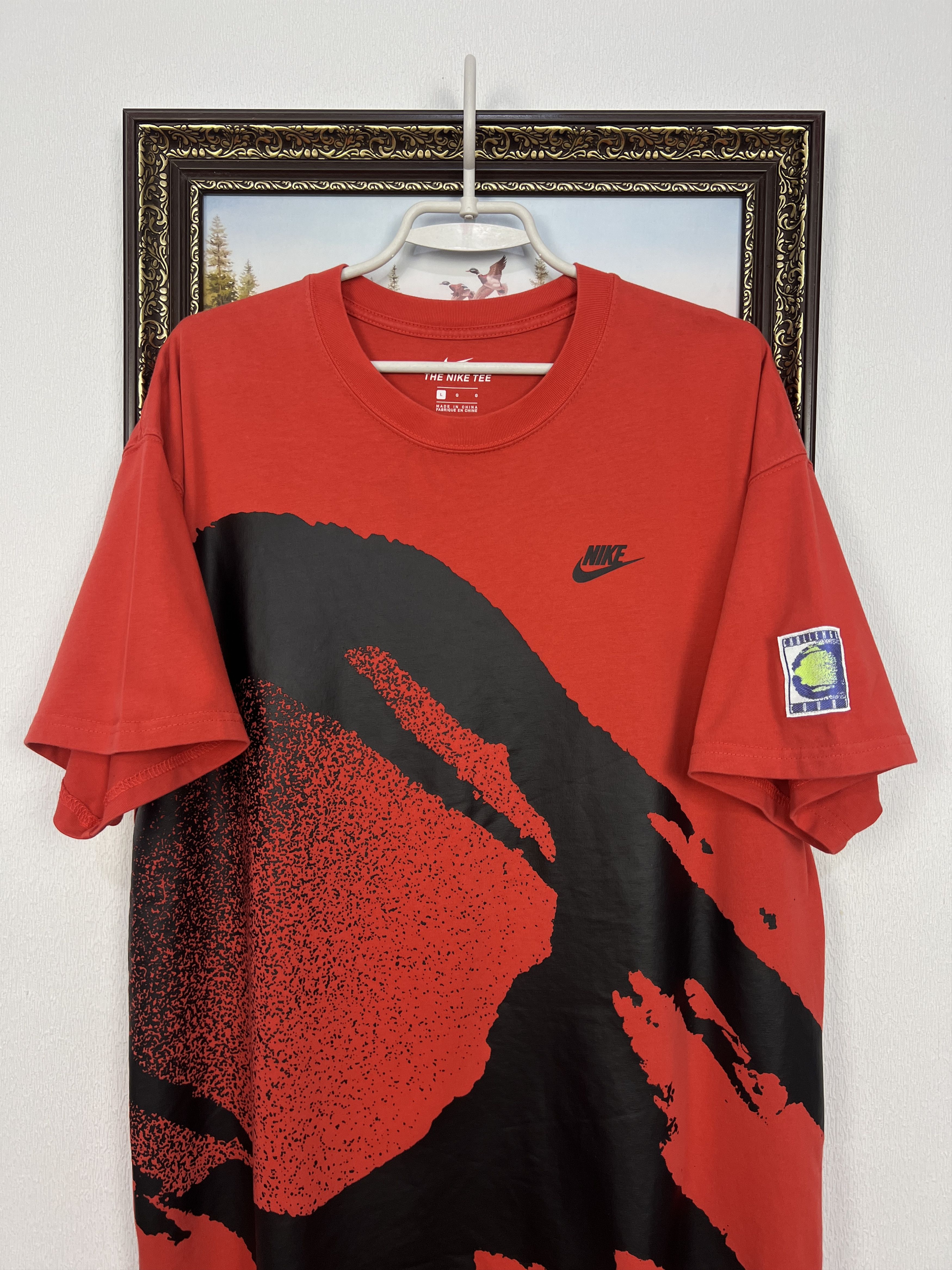 Nike Nike Court Andre Agassi Red Tennis Shirt Mens Jersey Size US L / EU 52-54 / 3 - 2 Thumbnail
