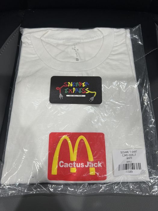 Travis Scott x McDonald's Sesame T-Shirt White