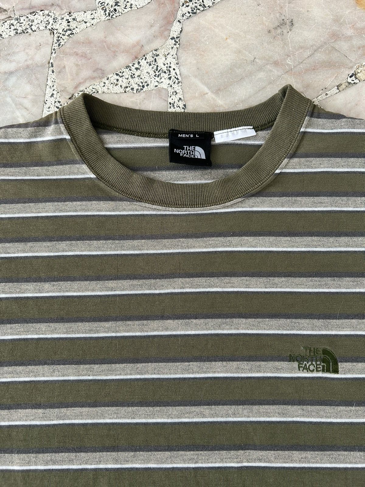 The North Face Vintage North Face Green Stripes Tee Size US M / EU 48-50 / 2 - 3 Thumbnail