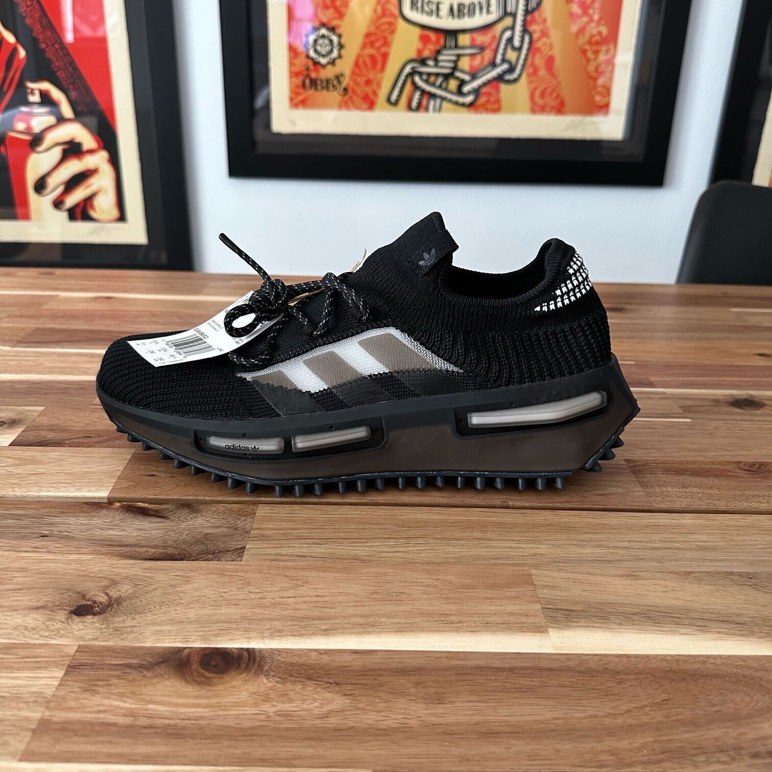 Adidas Adidas NMD S1 Core Black Size 11 US Mens Size US 11 / EU 44 - 6 Thumbnail