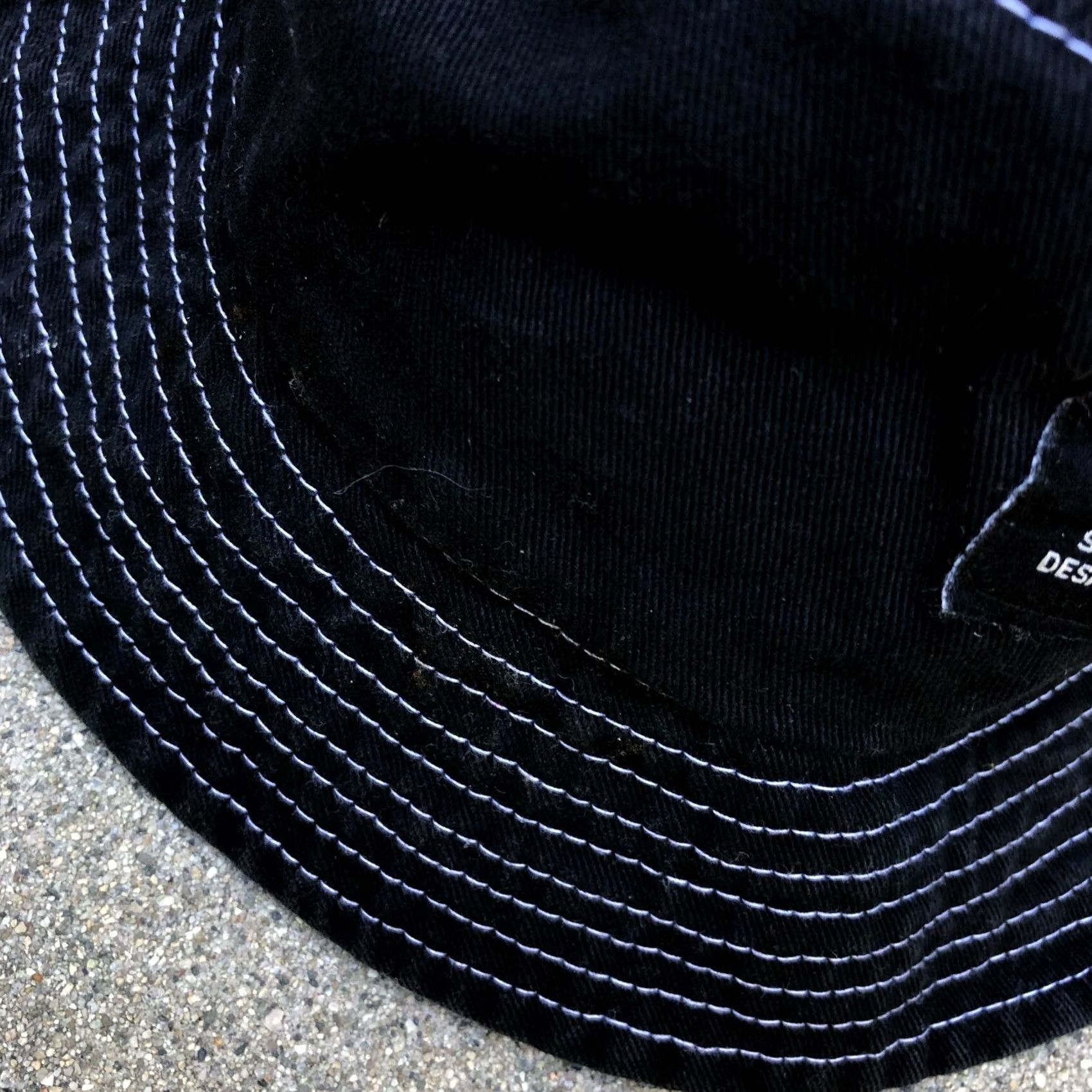 Reason REASON CLOTHING Bucket Hat Men Black One Size Packable Cotton UO-76 Size ONE SIZE - 5 Thumbnail