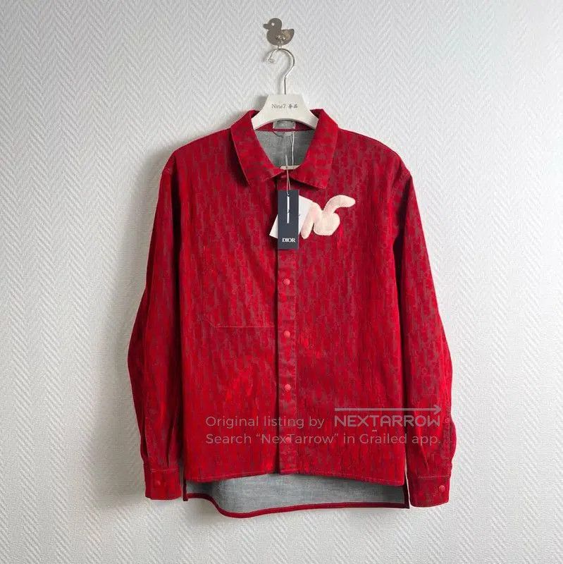 Dior Dior Red Men's Casual Jacket . Size US M / EU 48-50 / 2 - 1 Thumbnail