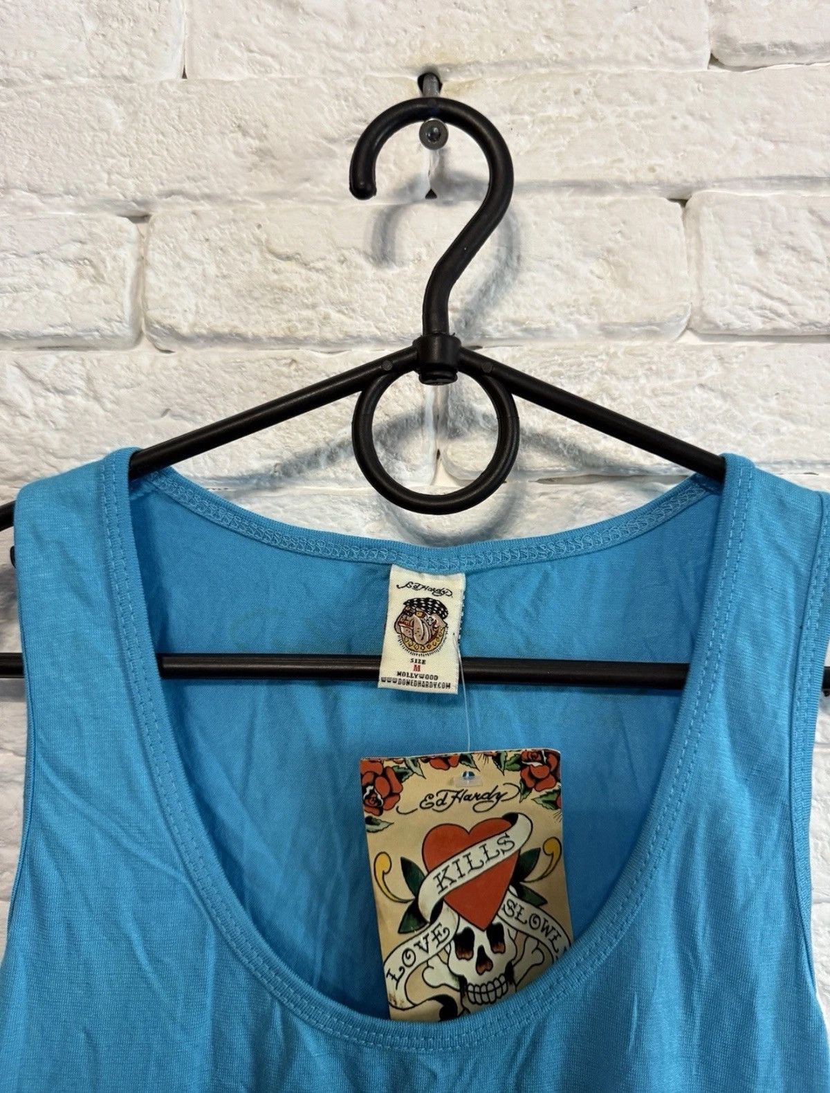 Ed Hardy Ed Hardy By Christian Audigier Brand New Woman Tank Top Y2K Size M / US 6-8 / IT 42-44 - 3 Thumbnail