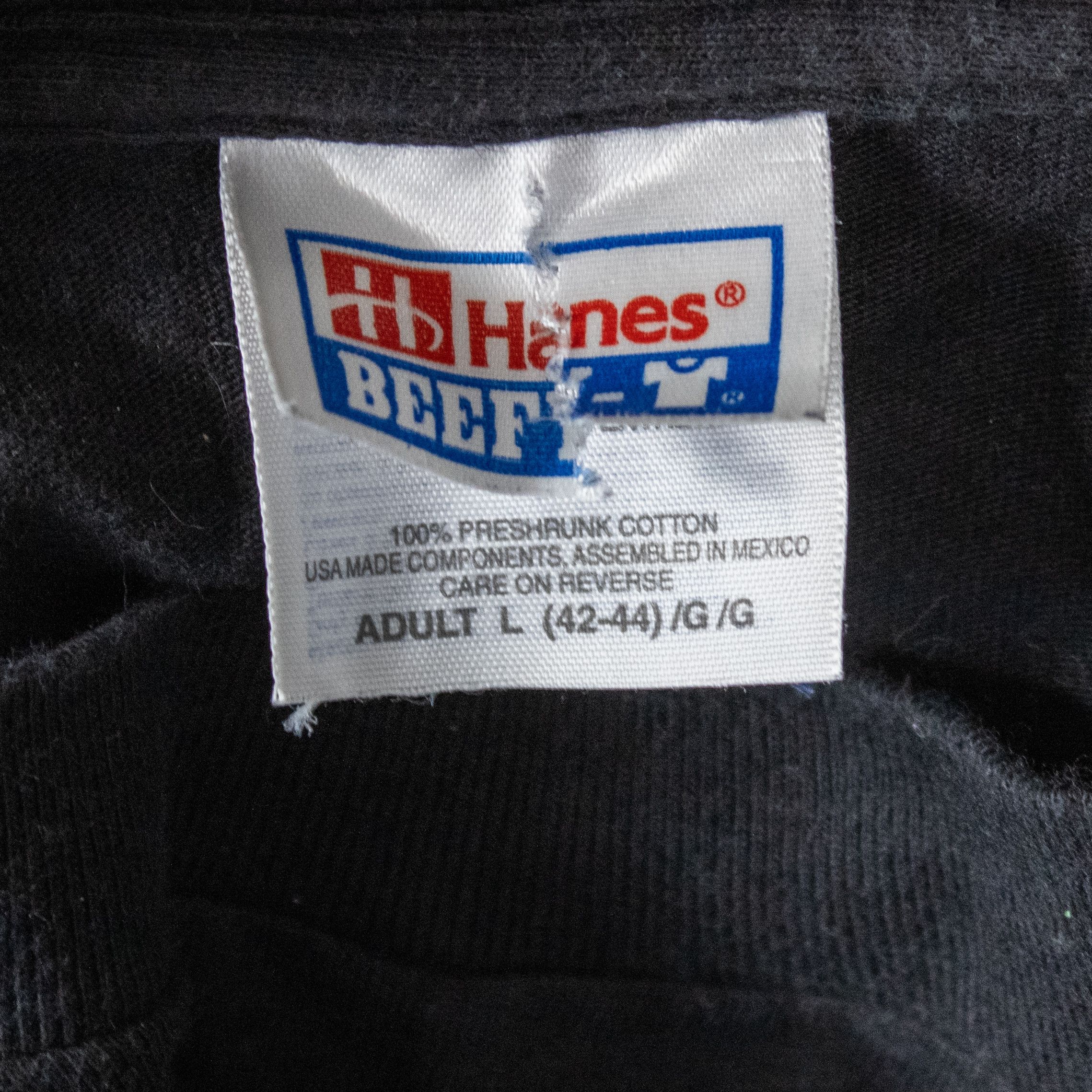 Hanes Vintage 1990's Route 66 Old School Hot Rods Black T-Shirt Size US L / EU 52-54 / 3 - 5 Thumbnail