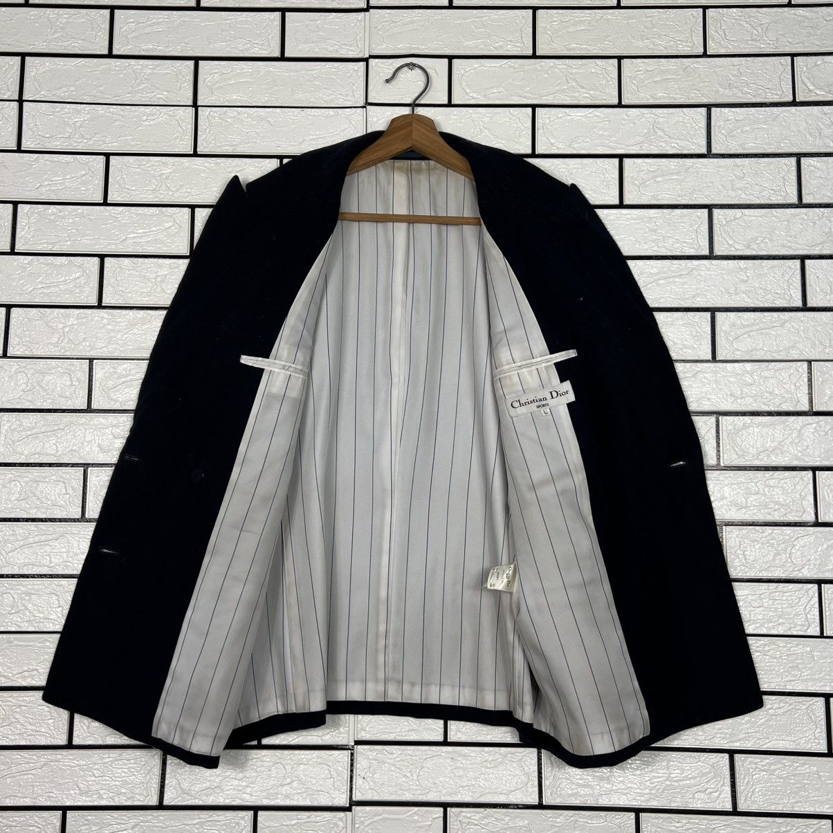 Christian Dior Monsieur CHRISTIAN DIOR SPORTS Double Breasted Wool Coat #4122-C187 Size L / US 10 / IT 46 - 11 Thumbnail