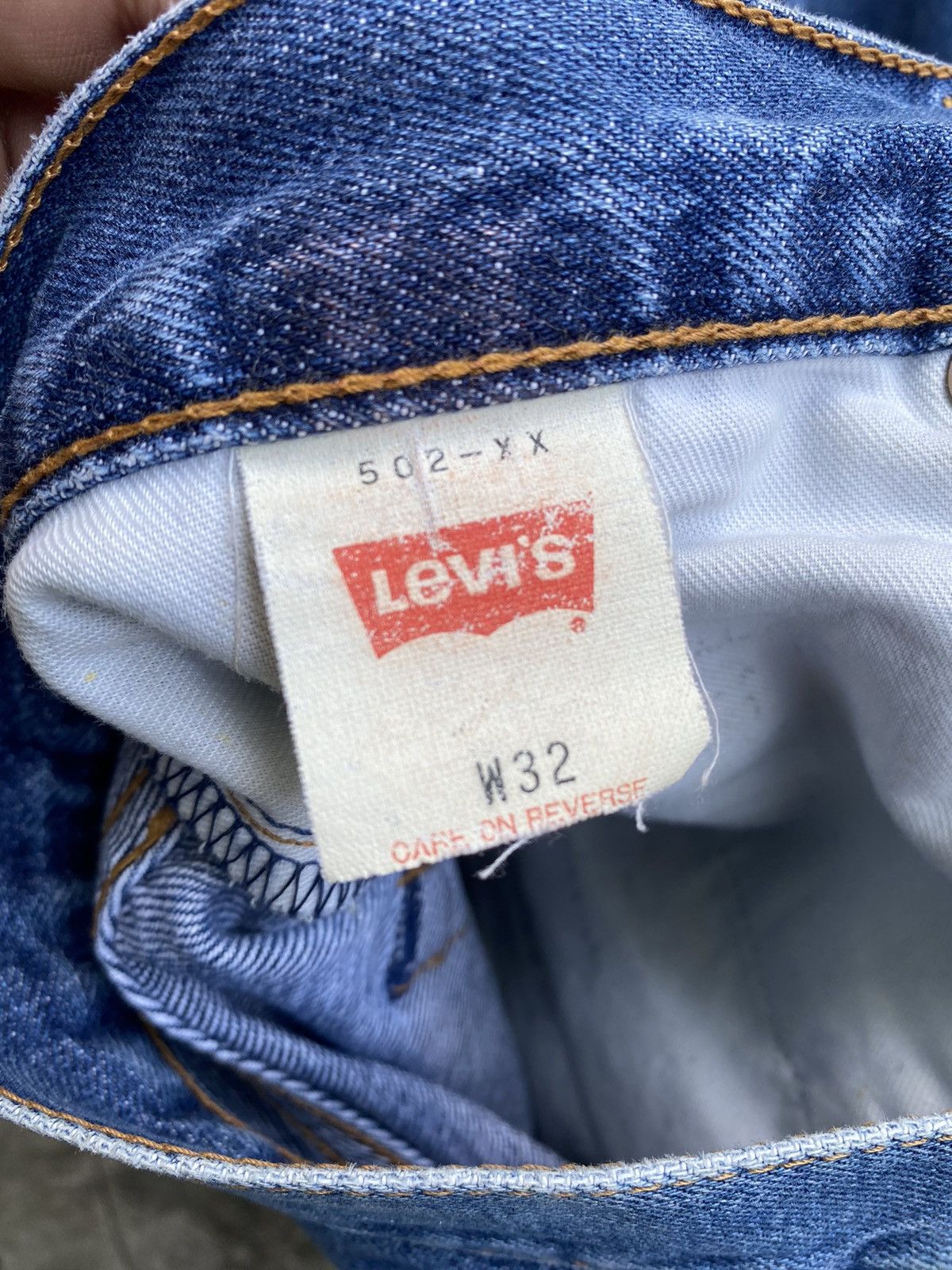 Levi's × Levi's Vintage Clothing × Vintage VINTAGE LEVIS 502 BIG E SELVEDGE WITH BUTTON J22, RARE Size US 32 / EU 48 - 5 Thumbnail