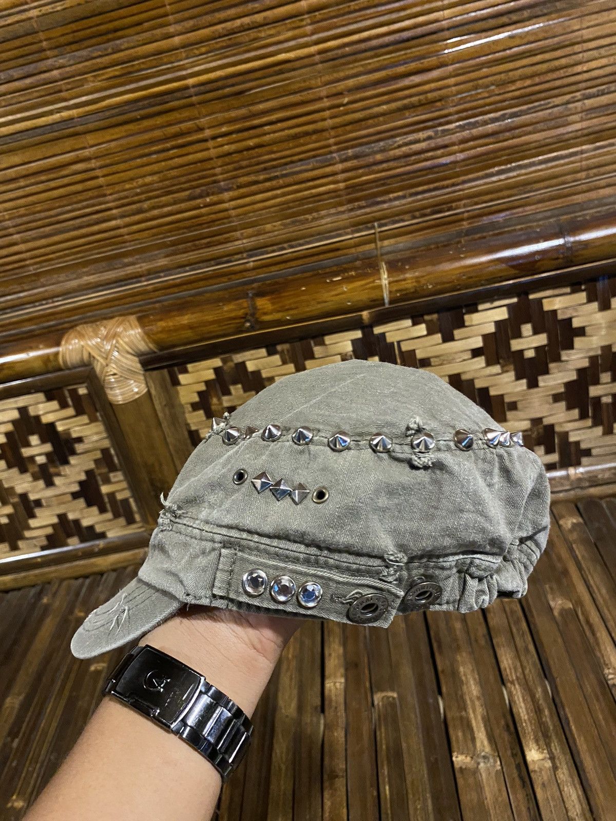 14th Addiction 2000s cadet hat distressed blink punk y2k style Size ONE SIZE - 3 Thumbnail
