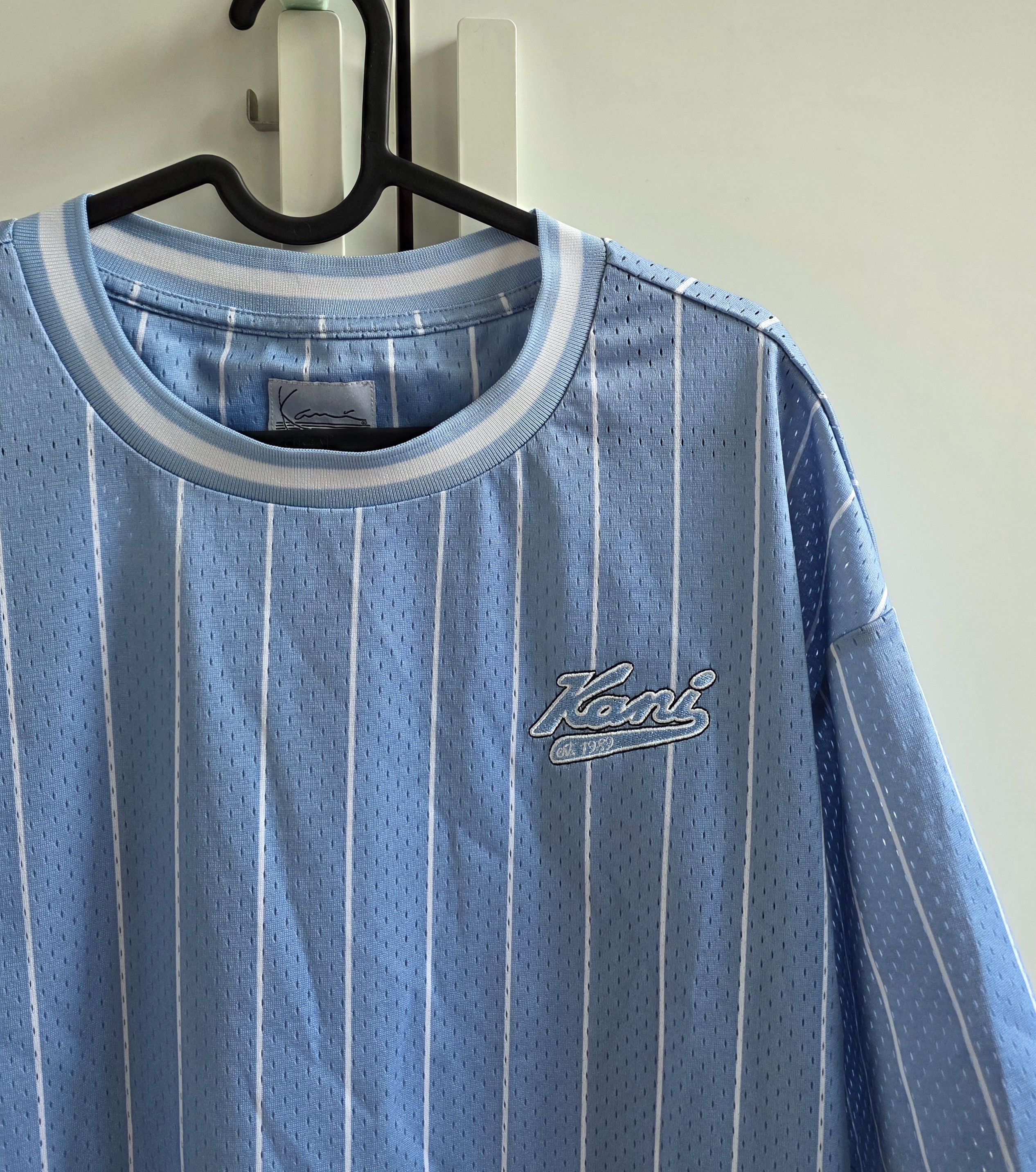 Karl Kani Karl Kani jersey L blue baseball Y2K streetwear Size US L / EU 52-54 / 3 - 3 Thumbnail