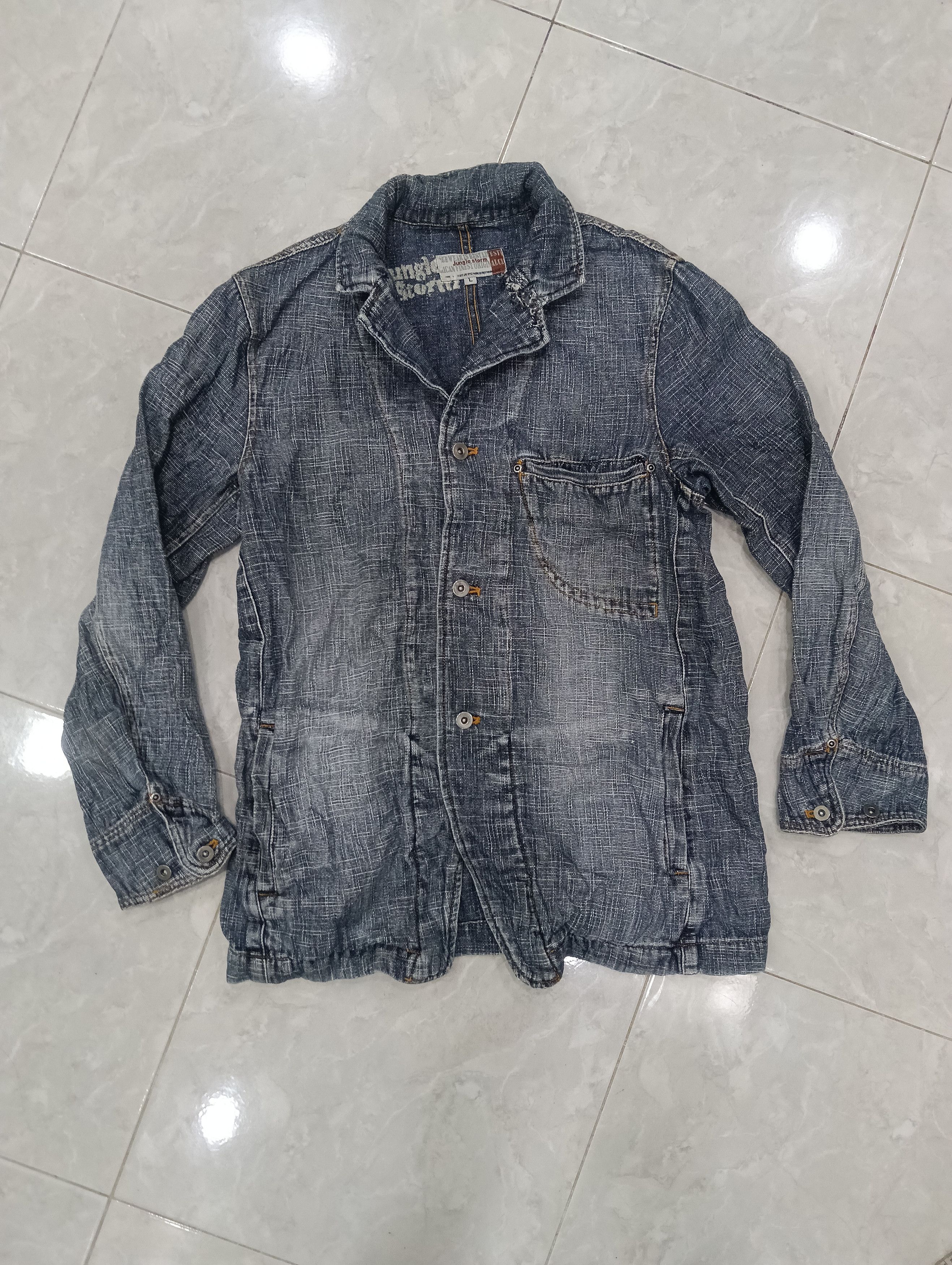 Beauty Beast × Japanese Brand Jungle Storm Jacket Like Shawl Collar Size US L / EU 52-54 / 3 - 1 Thumbnail