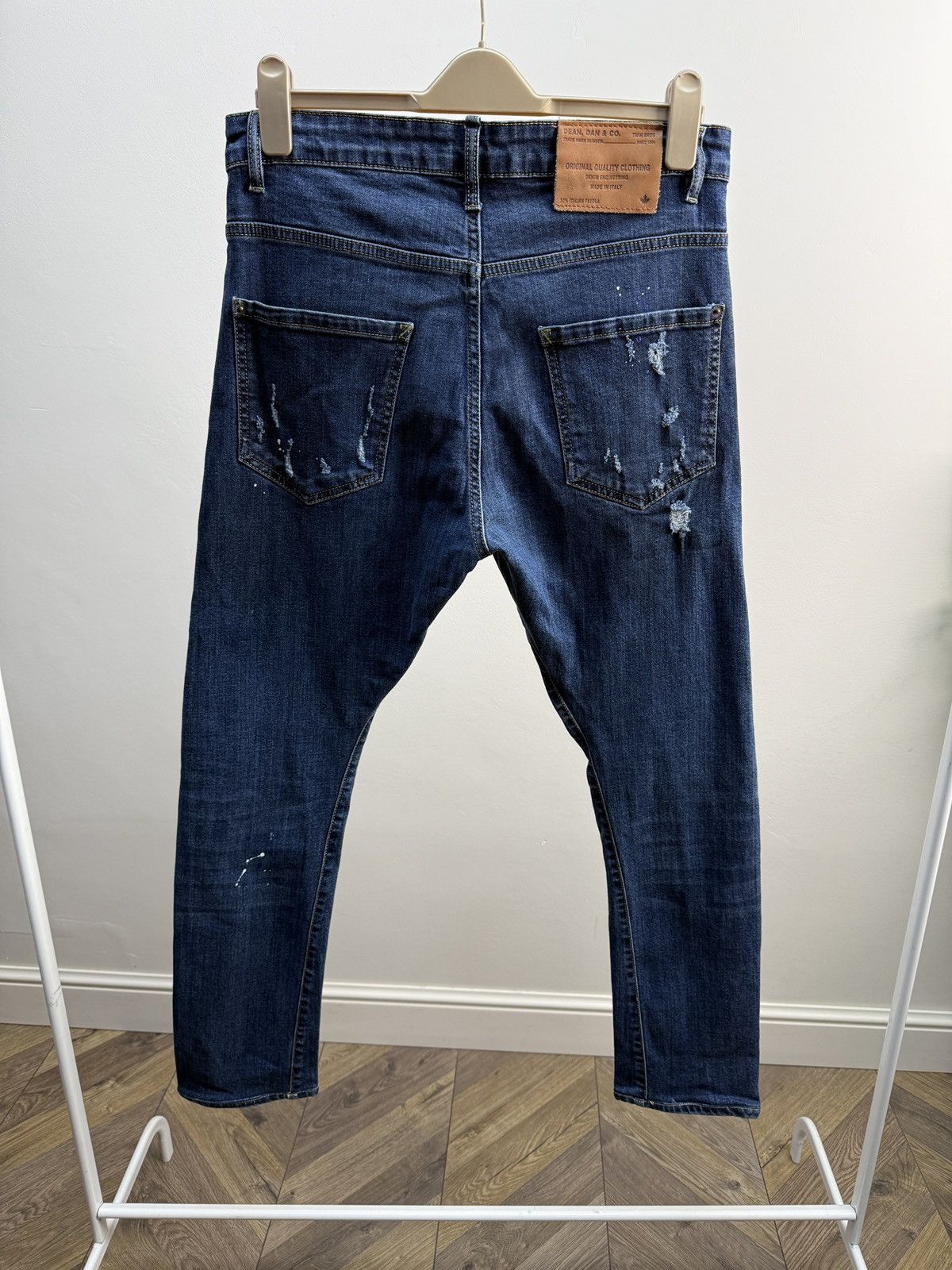 Dsquared2 Vintage Dsquared2 Distressed Slim Fit Jeans Made in Italy Size US 31 - 6 Thumbnail