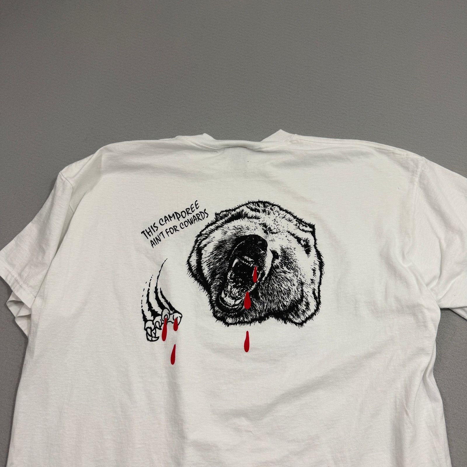 Vintage Vintage Bear This Camporee Aint for Cowards Shirt Men's XL Size US XL / EU 56 / 4 - 10 Thumbnail