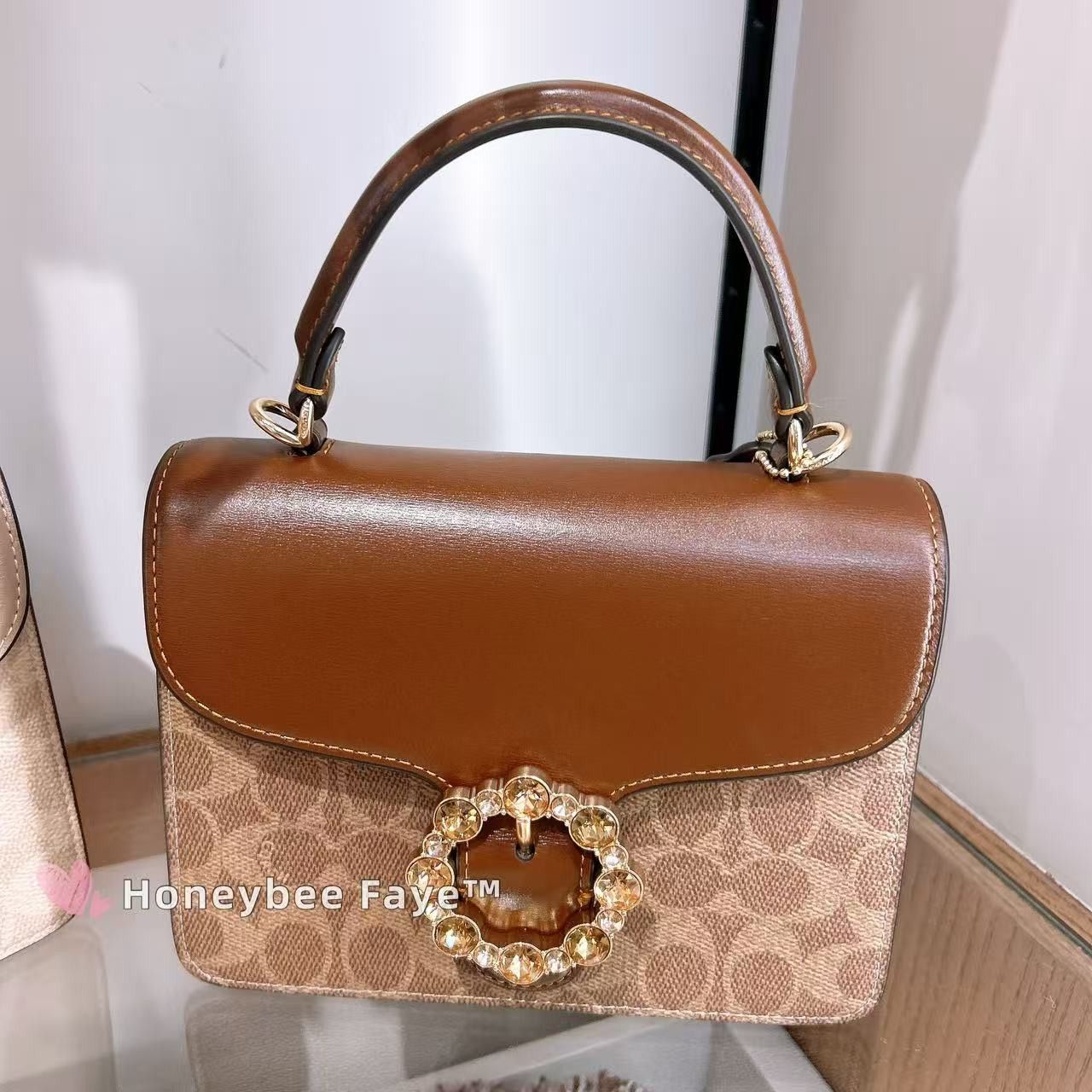 Coach Courtney Top Handle Bag In Signature Canvas CCE22 Size ONE SIZE - 1 Thumbnail