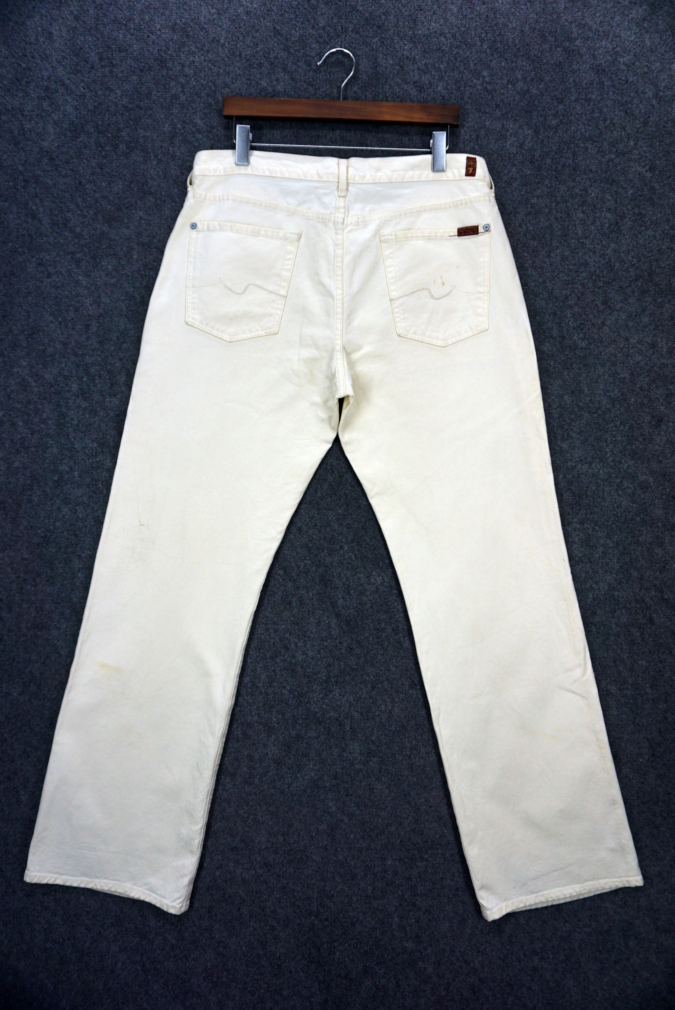 7 For All Mankind 7FAM Jeans Size 36 fit W37xL35 Straight-Leg Denim USA Size US 36 / EU 52 - 2 Thumbnail