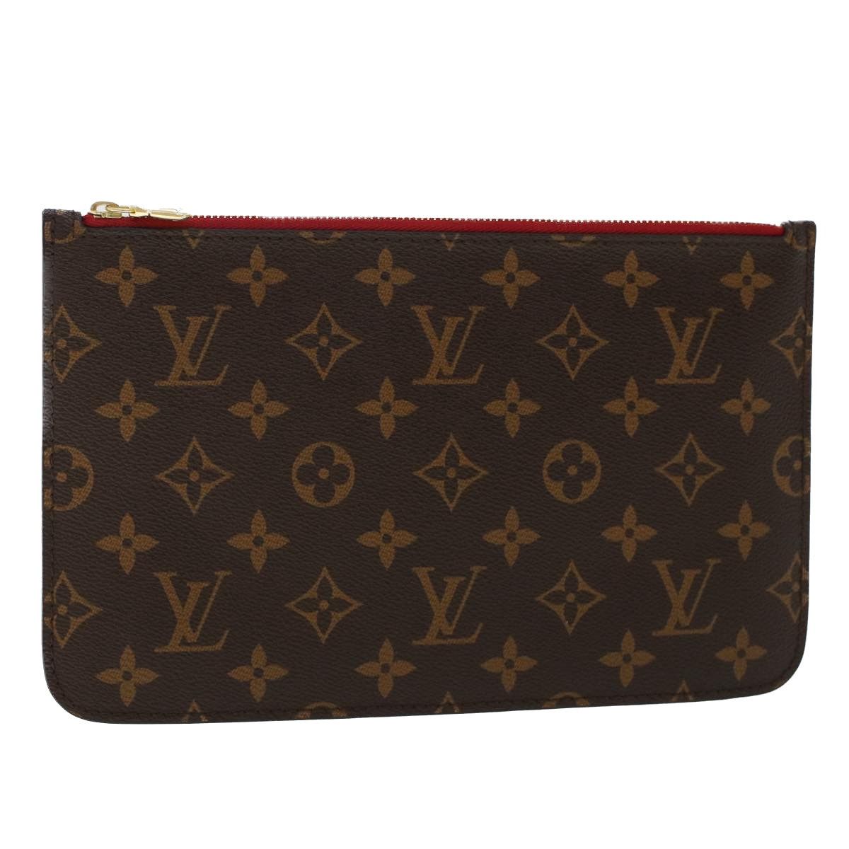 LOUIS VUITTON Epi Dauphine PM Pouch Black M48442 LV Auth 50896