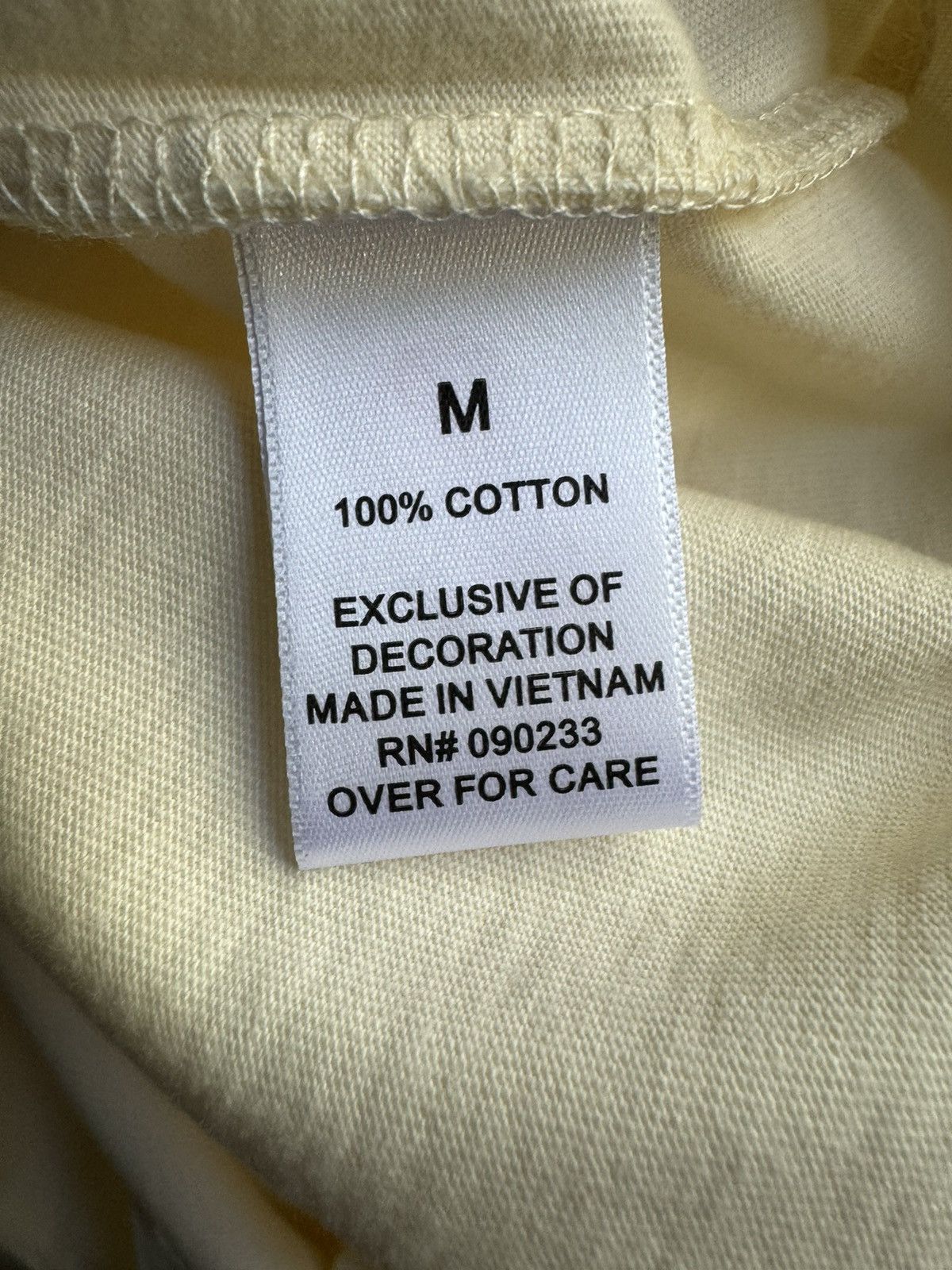 Essentials Fear Of God Essentials SS20 Applique logo Tee Cream Size US M / EU 48-50 / 2 - 9 Thumbnail