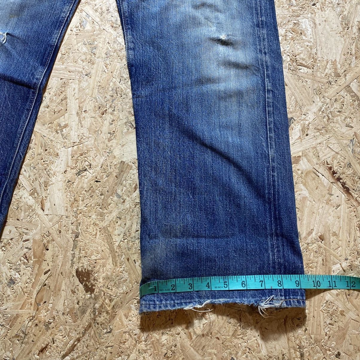 Sugar Cane Vintage Distressed Sugar Cane Selvedge Jeans Size US 31 - 20 Thumbnail