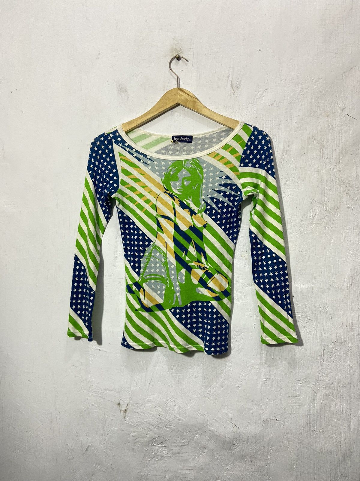 Hysteric Glamour Hysteric 69 Hoochie Coochie Woman LongSleeve Stretch Tshirt Size XS / US 0-2 / IT 36-38 - 1 Thumbnail