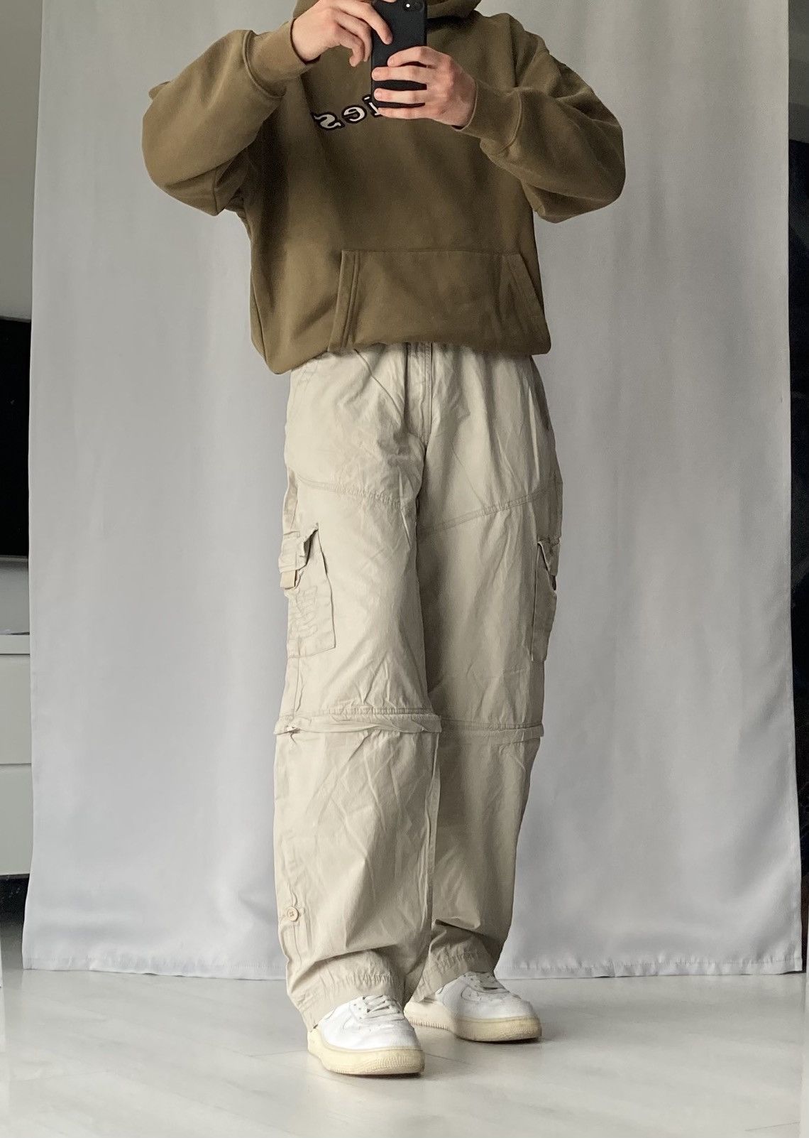 Japanese Brand × Streetwear × Vintage Vintage Zip Off Baggy
