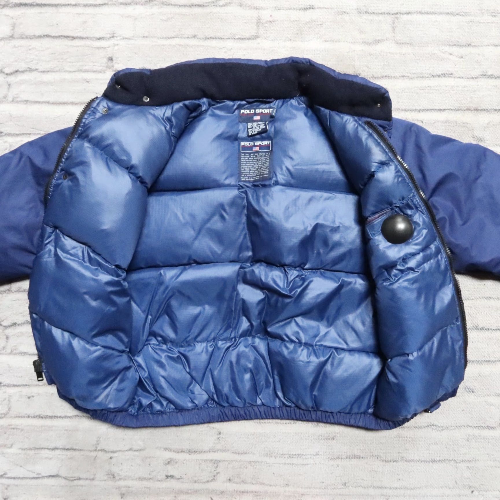 Polo Ralph Lauren VINTAGE Polo Sport Ralph Lauren Puffer Jacket M Blue Mens Jacket 1992 Polo Sport Ralph Lauren Vintage 1992 Size US M / EU 48-50 / 2 - 7 Thumbnail