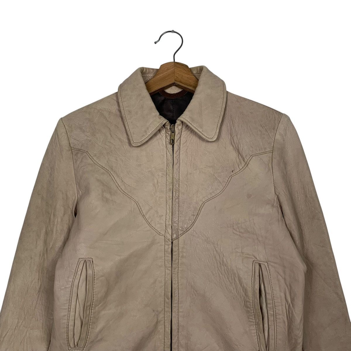 Schott Vintage 80s Schott Nyc Leather Jacket Size M / US 6-8 / IT 42-44 - 2 Thumbnail